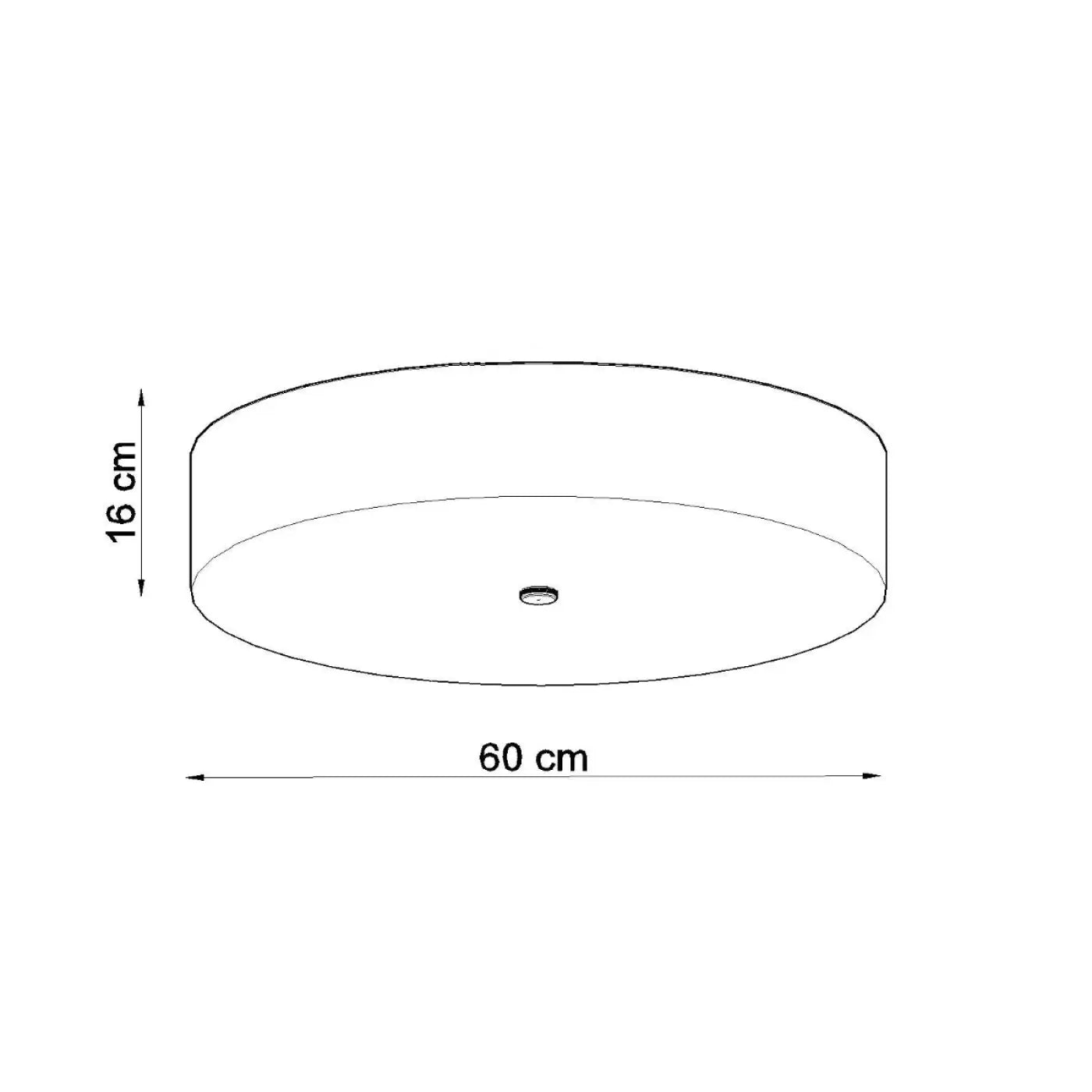 Luminaire Plafonnier Design - Skala 60 (Noir)