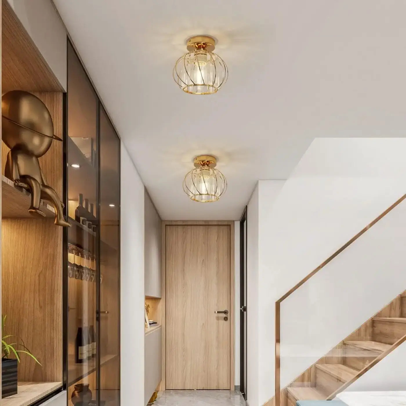 Luminaire Plafonnier en Cristal - Veloria