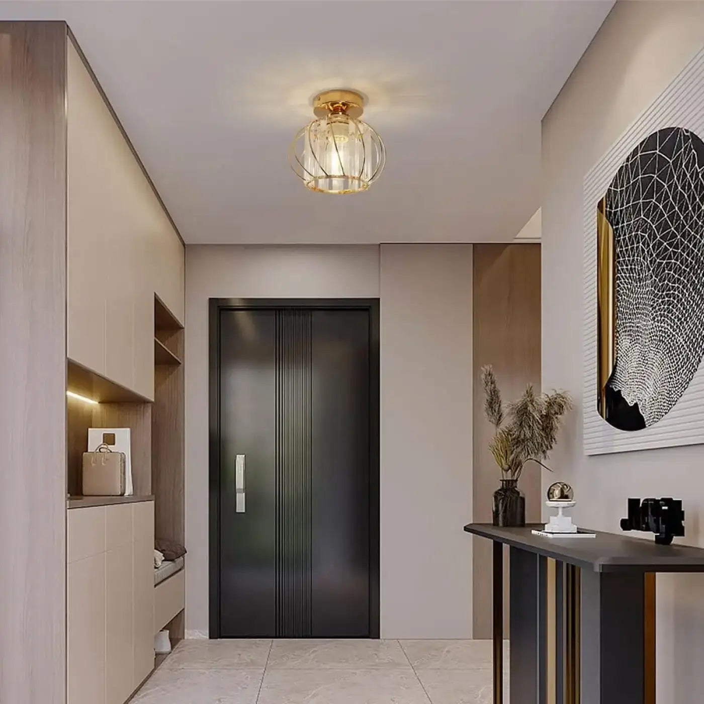 Luminaire Plafonnier en Cristal - Veloria