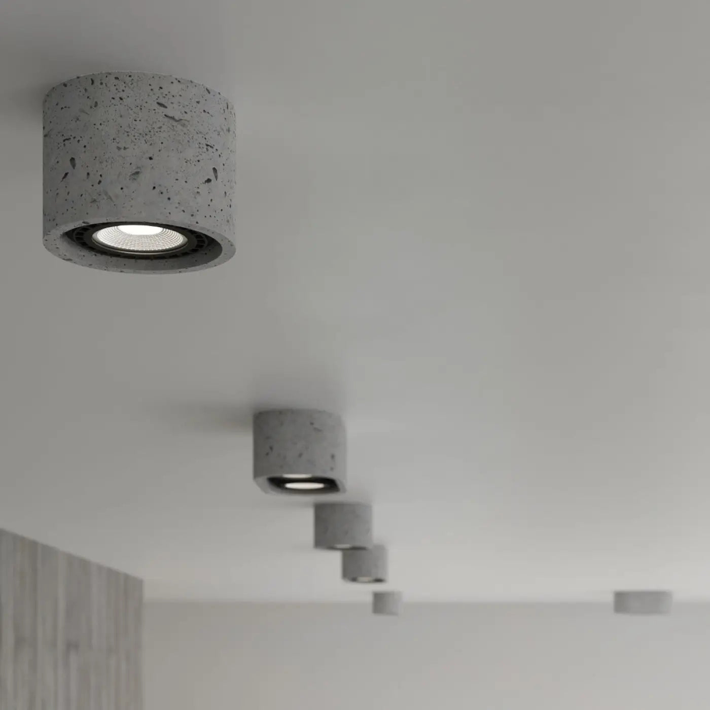 Luminaire Plafonnier Design - Basic 1 (Béton)