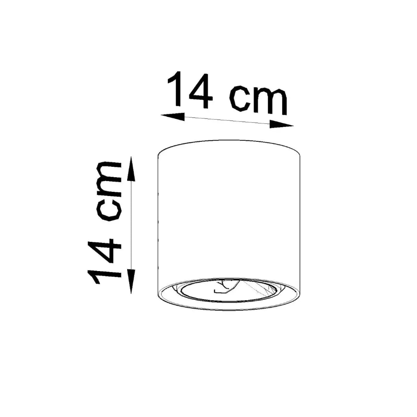 Luminaire Plafonnier Moderne - Cullo (Béton)