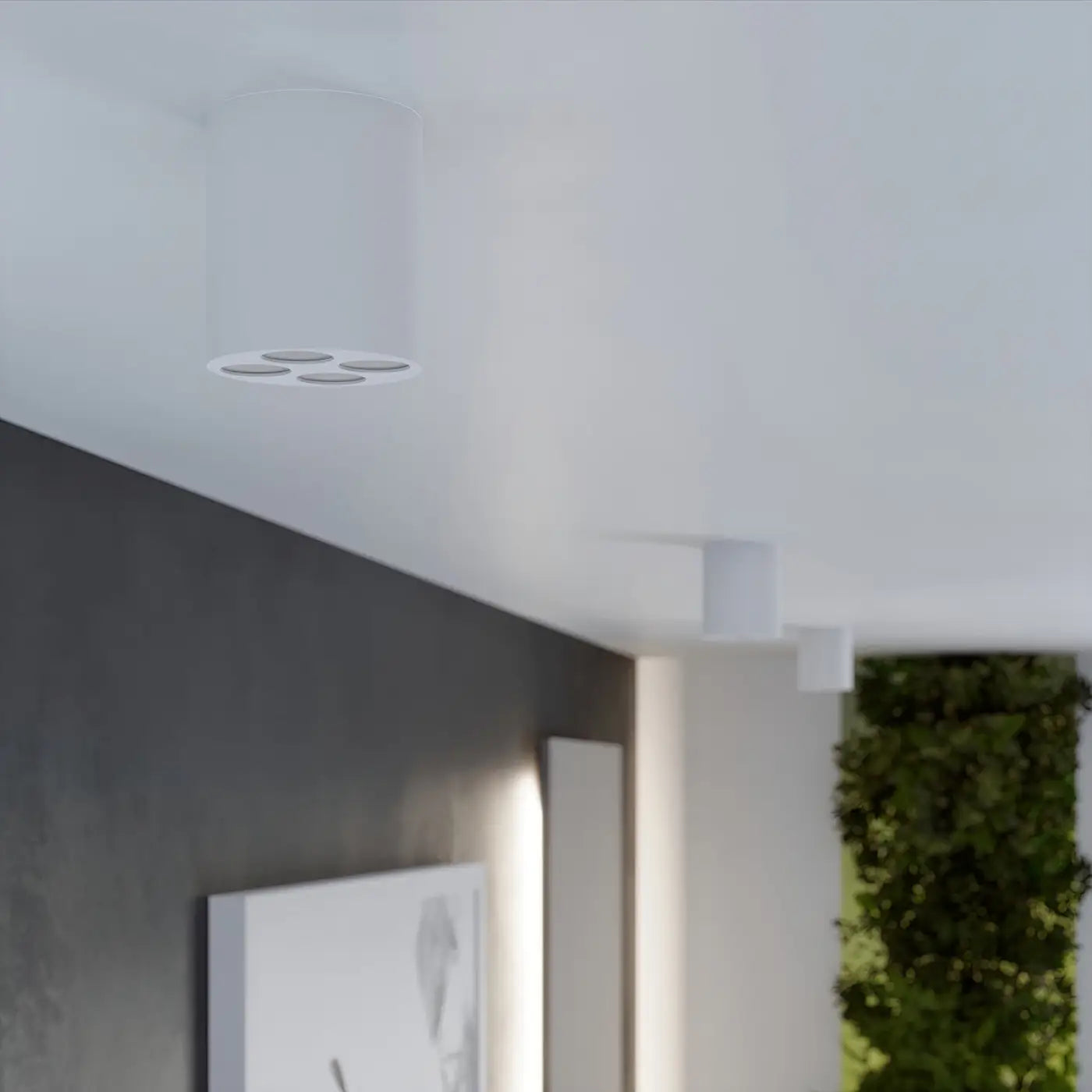 Luminaire Plafonnier Design - Zoe Led (Blanc)
