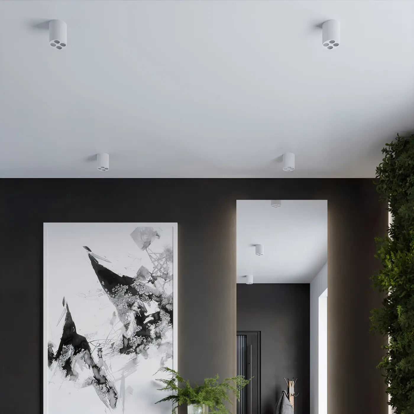 Luminaire Plafonnier Design - Zoe Led (Blanc)