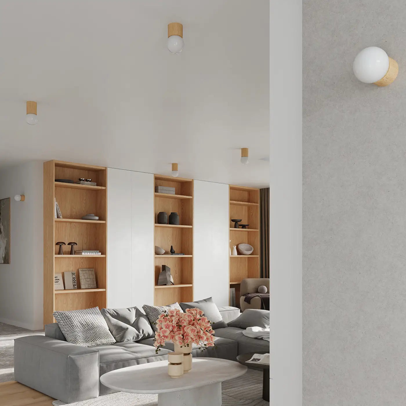 Luminaire Plafonnier en Bois - Boomo 8