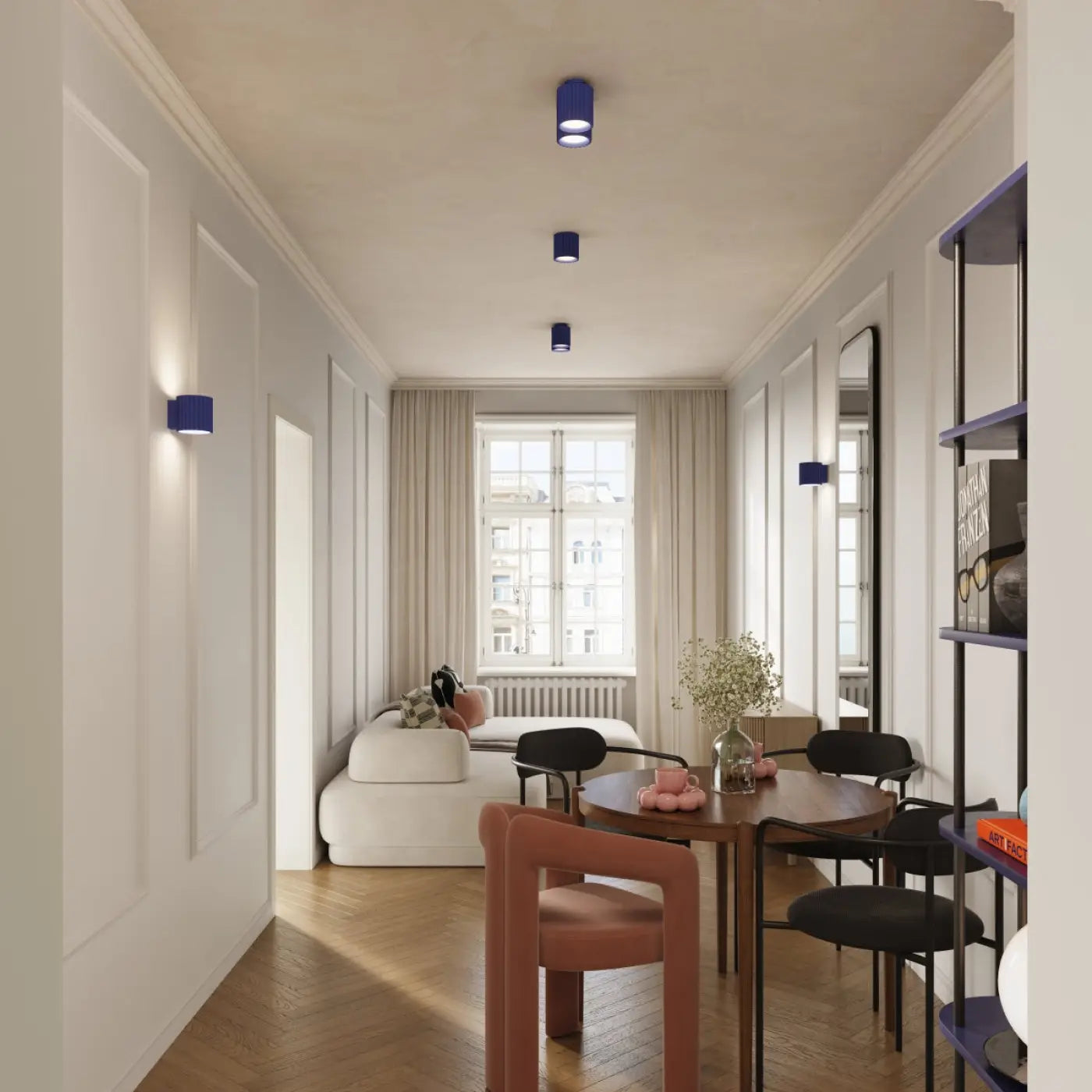 Luminaire Plafonnier Design - Aura 1 (Ultramarine)