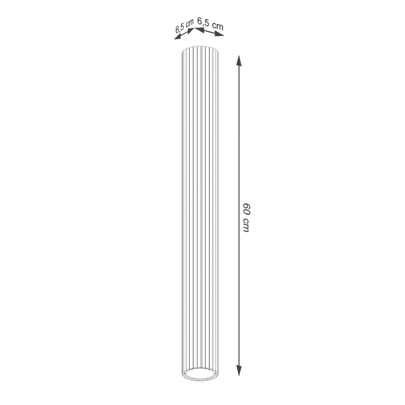 Luminaire Plafonnier - Karbon 60 (Beige)