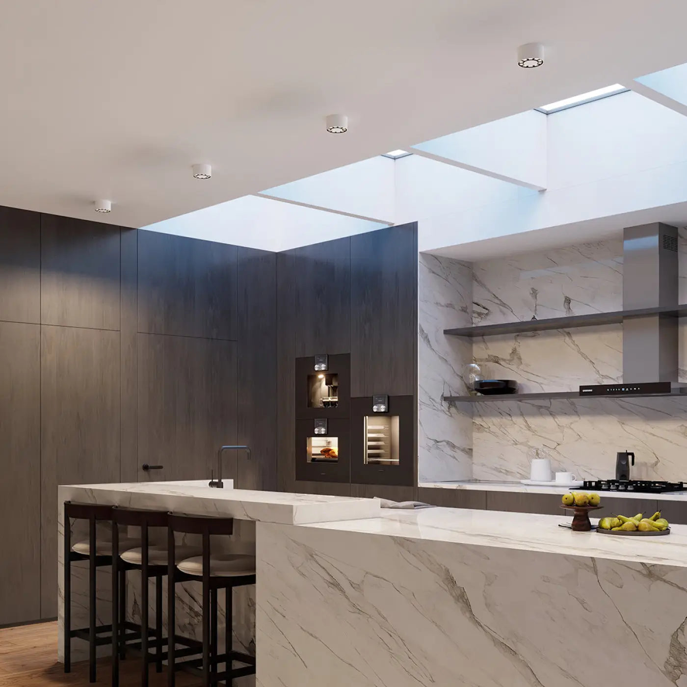 Luminaire Plafonnier Design - Dio Led (Blanc)