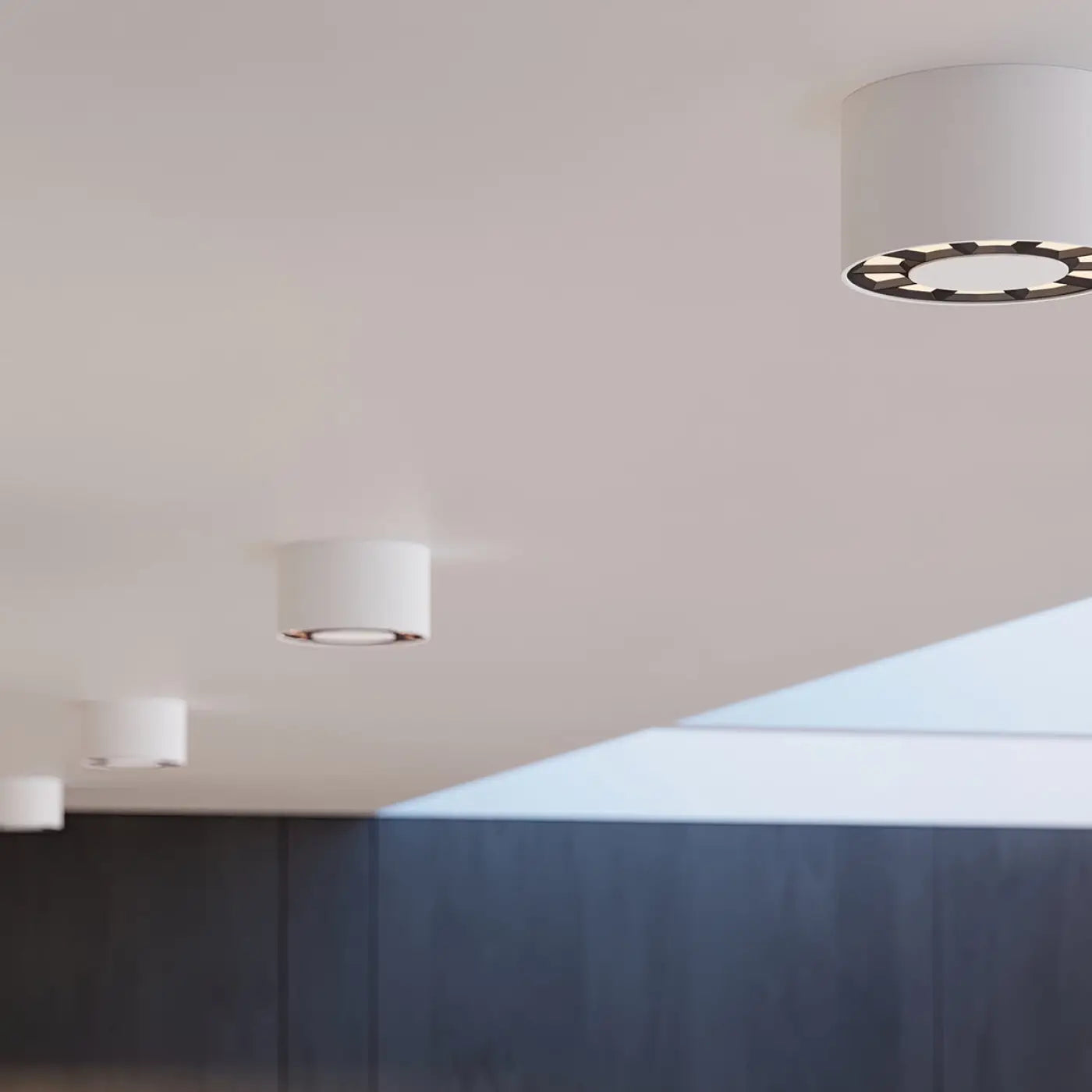 Luminaire Plafonnier Design - Dio Led (Blanc)