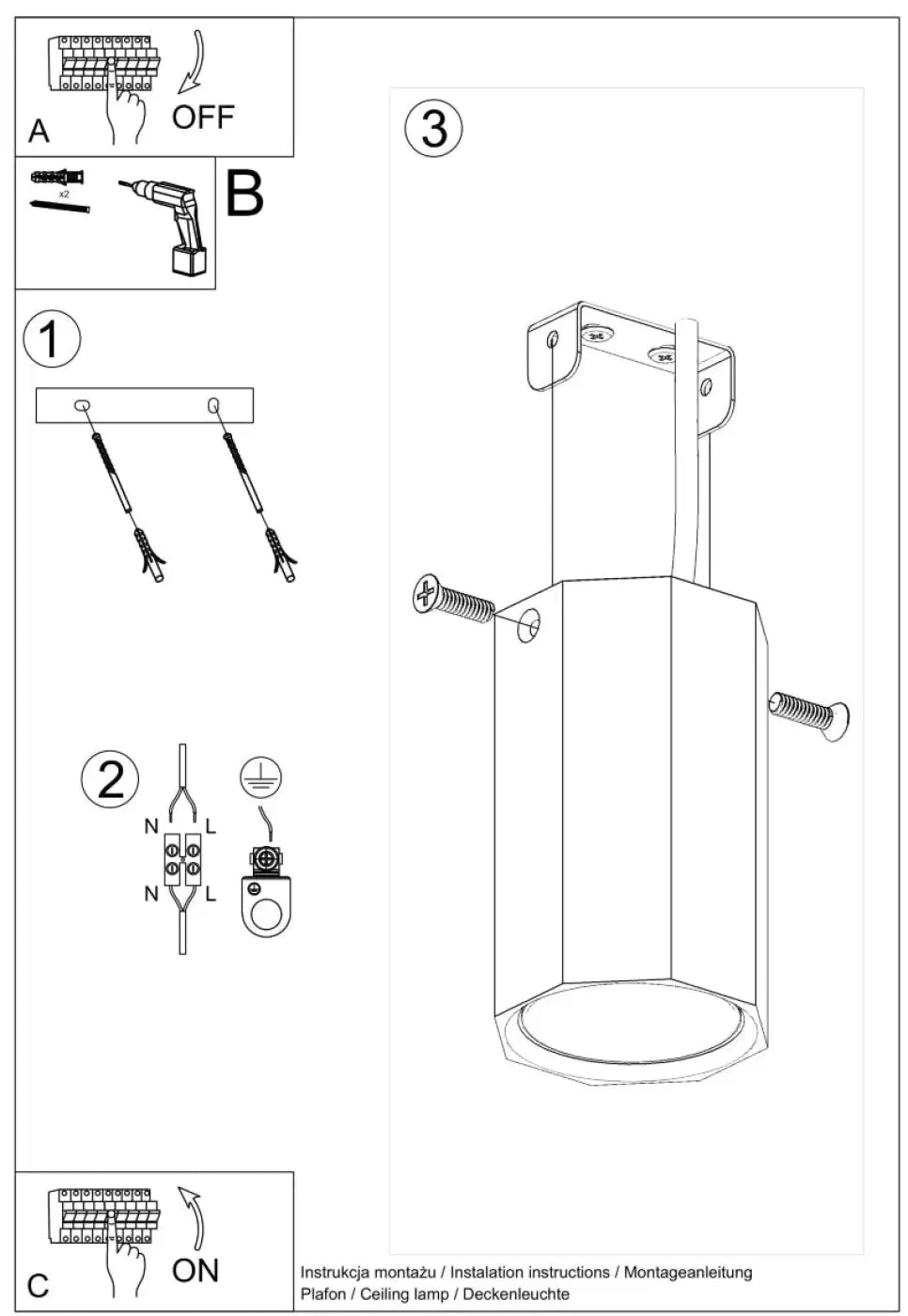 Luminaire Plafonnier Chic en Bois - Zeke 10 (Chêne)