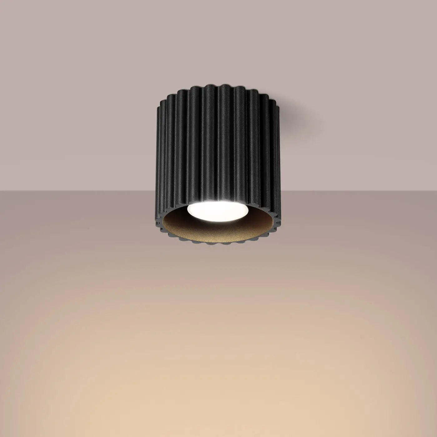 Luminaire Plafonnier - Aura 1 (Noir)