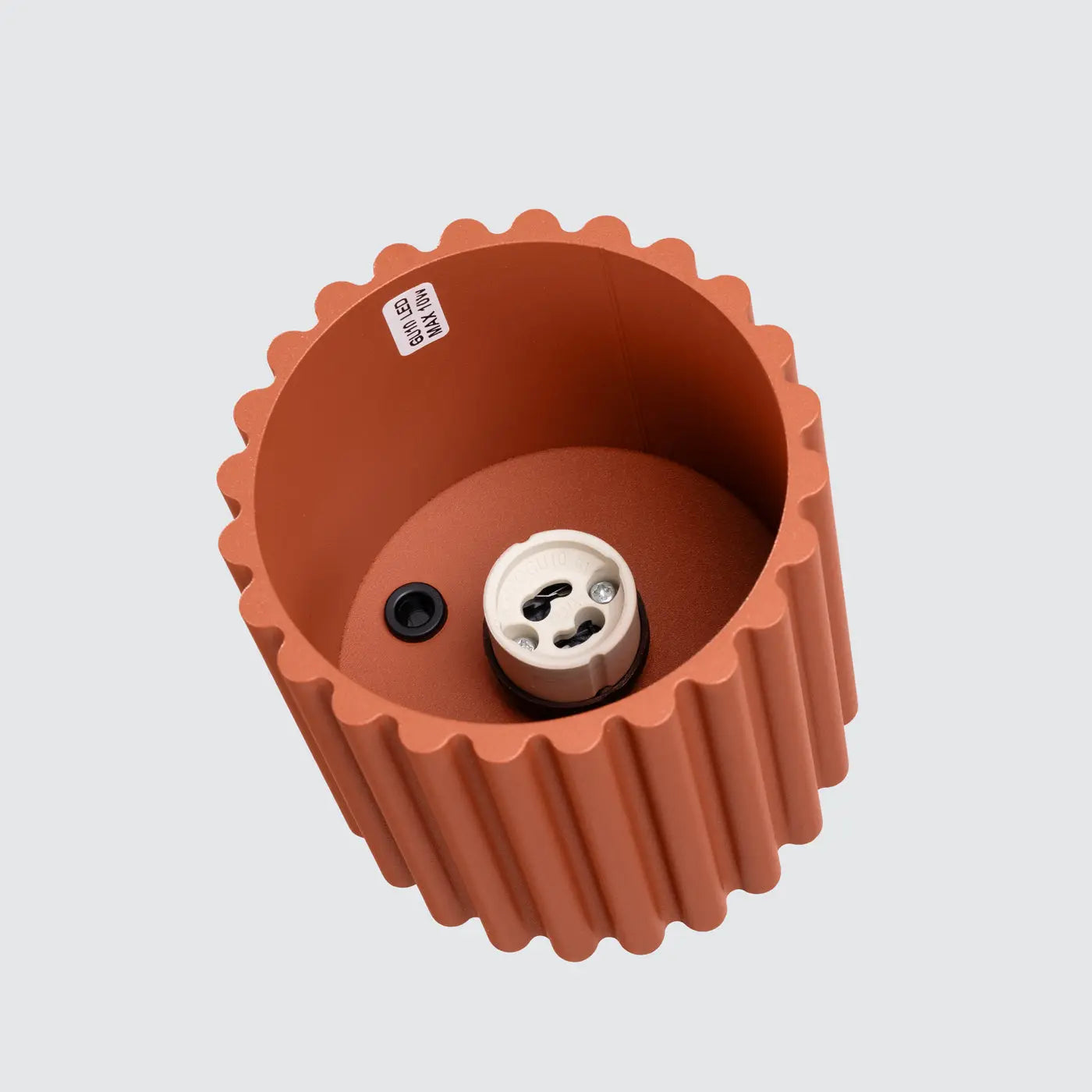 Luminaire Plafonnier Design - Aura 1 (Rouge Ochra)