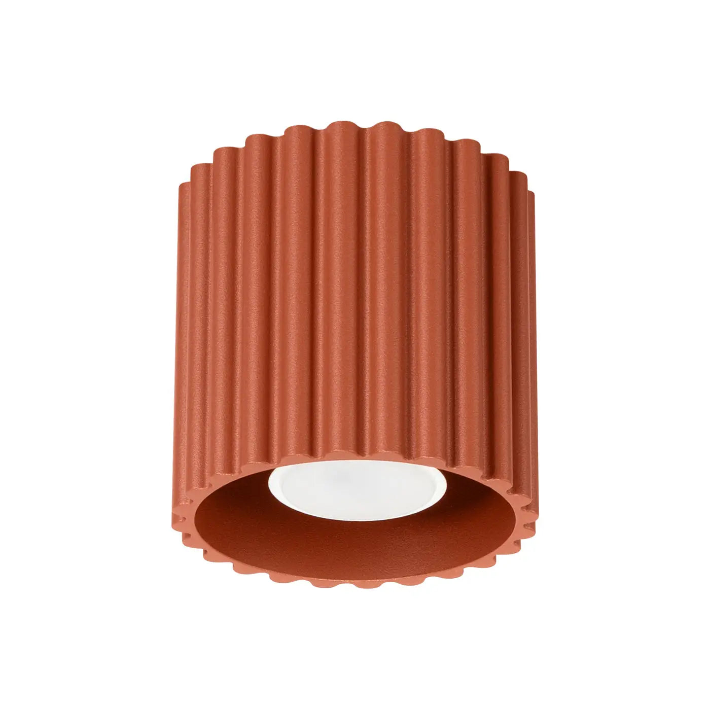 Luminaire Plafonnier Design - Aura 1 (Rouge Ochra)