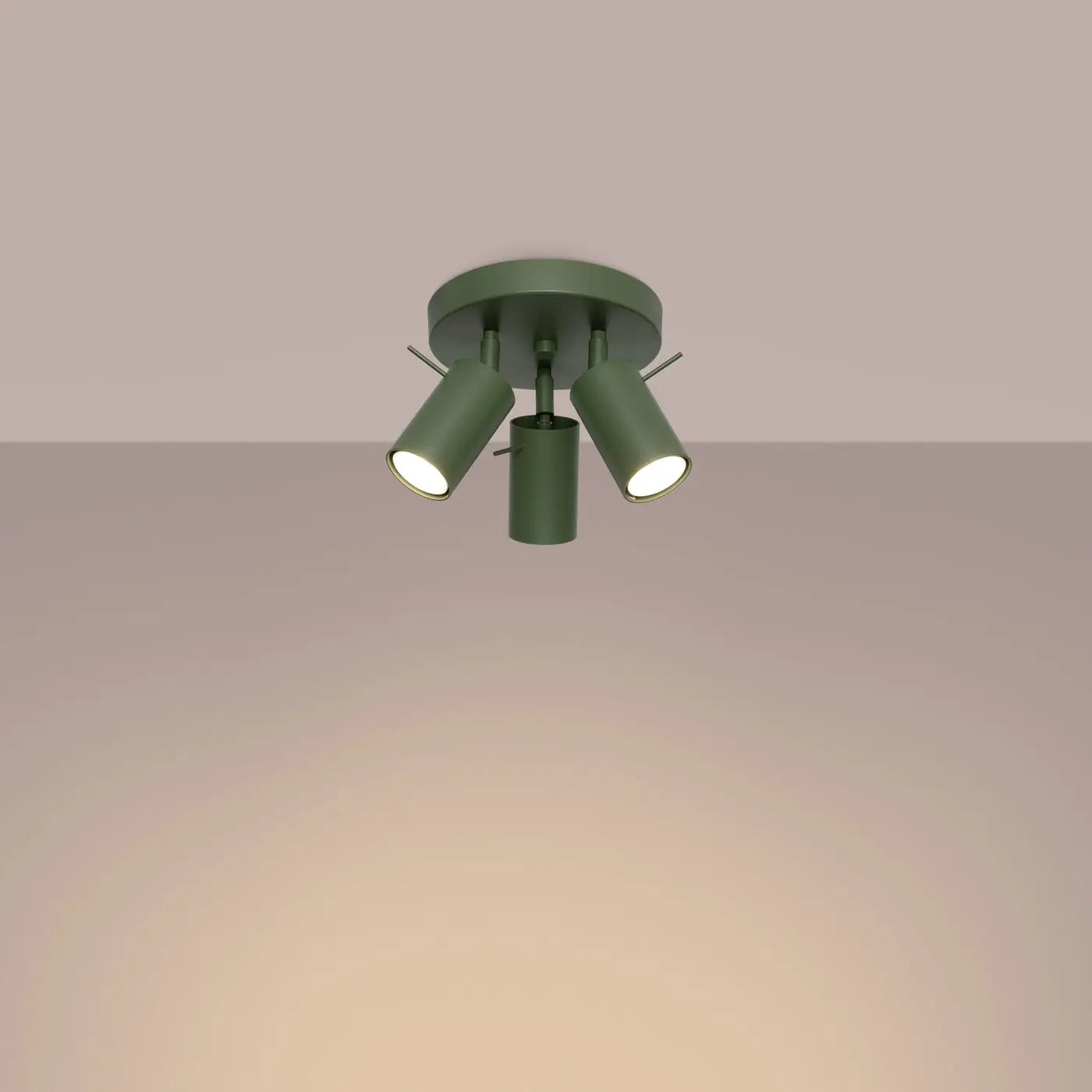 Luminaire Plafonnier - Ring 3P (Vert Olive)