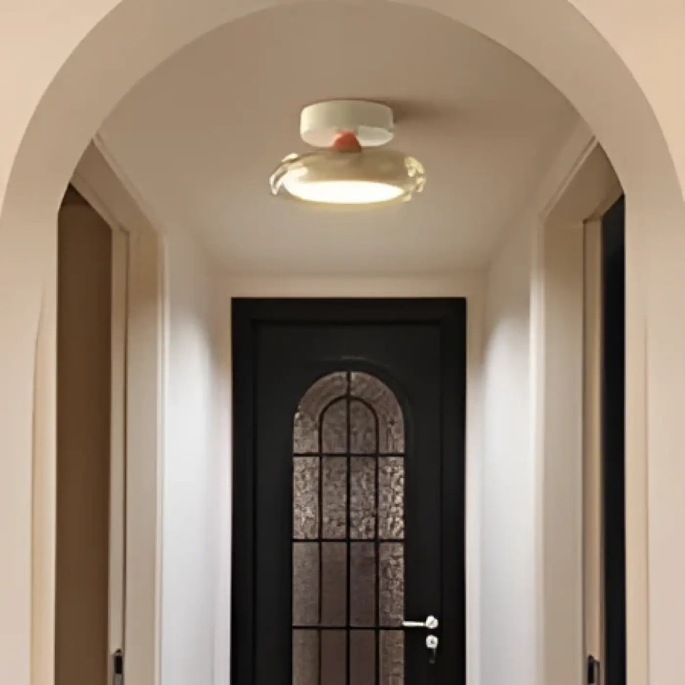 Luminaire Plafonnier Retro en Verre - Auriona
