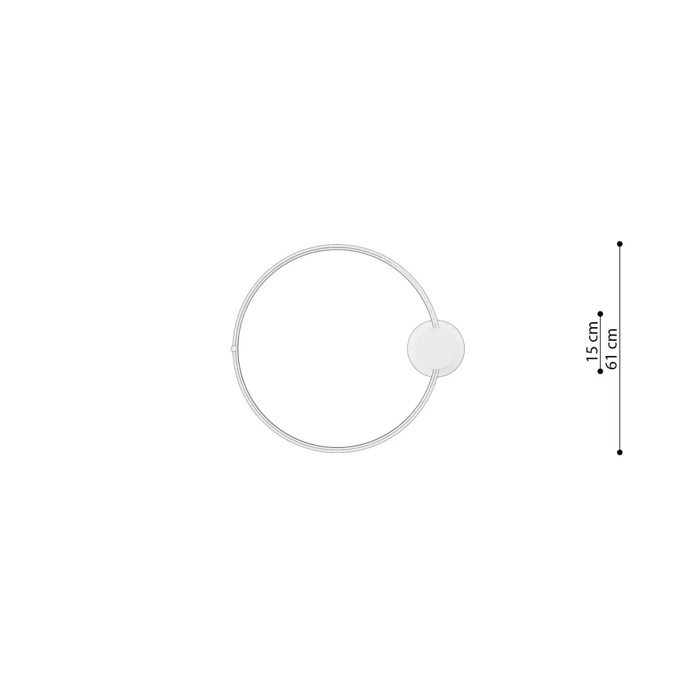 Luminaire Plafonnier Design - Rio 55 3000K (Noir)