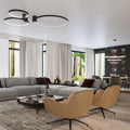 Luminaire Plafonnier Design - Rio 55 3000K (Noir)