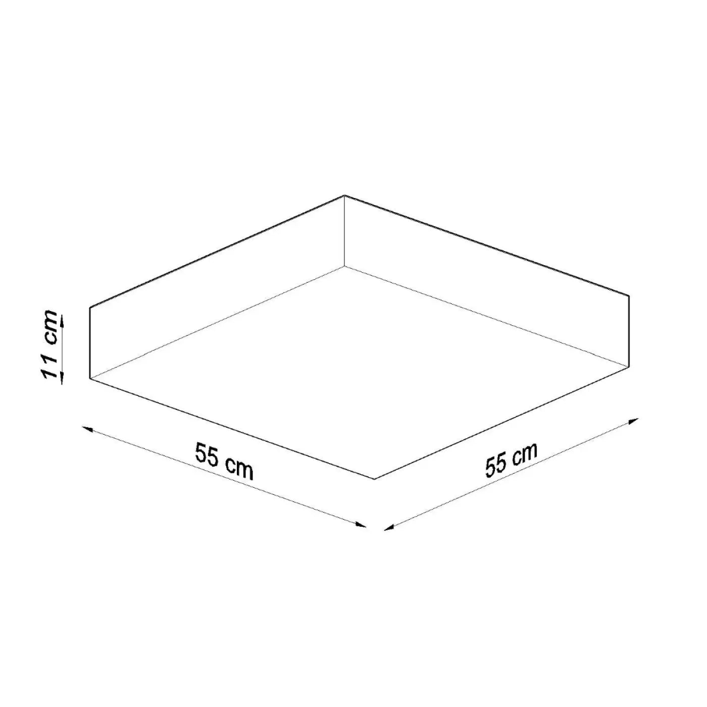 Luminaire Plafonnier Design - Horus 55 (Noir)