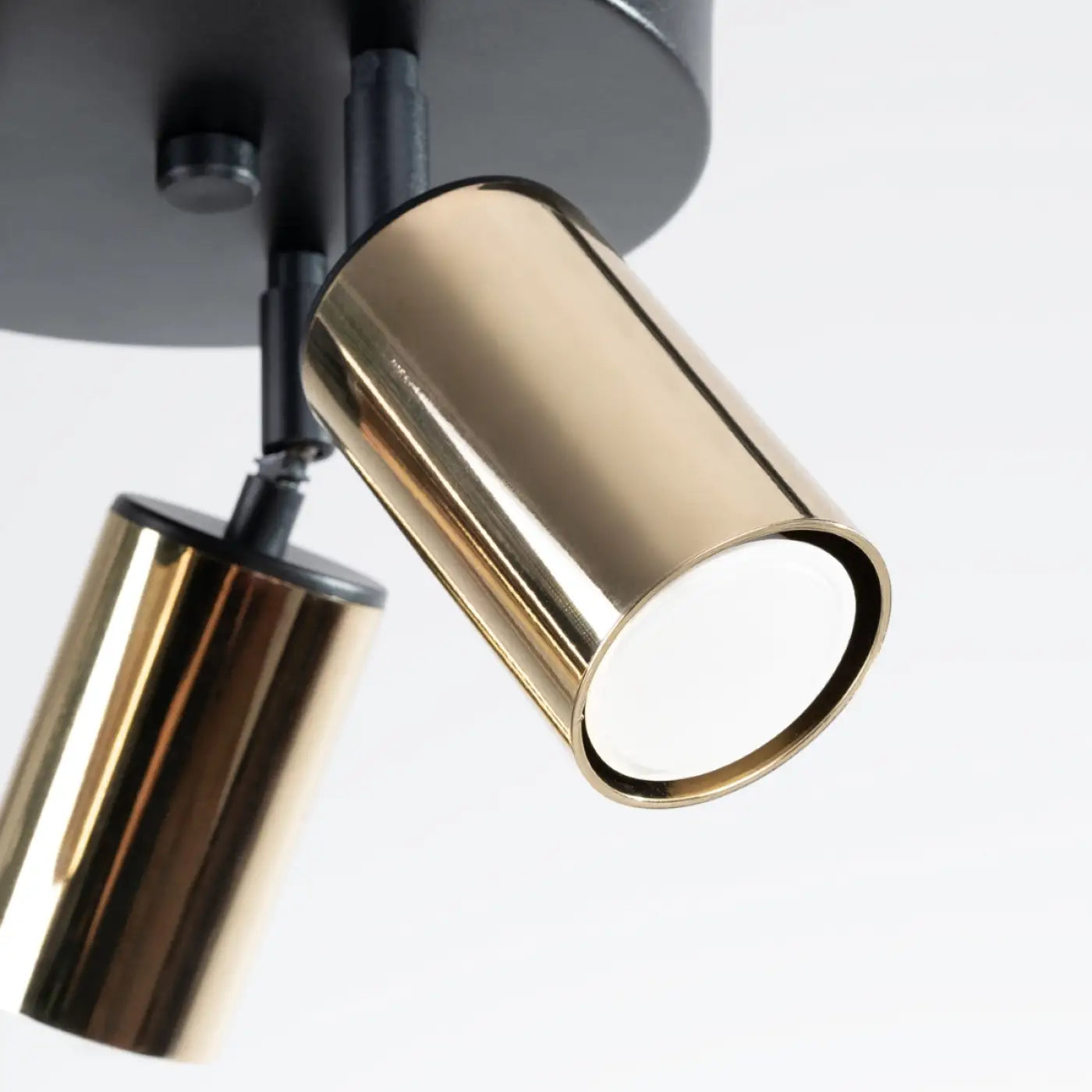 Luminaire Plafonnier Design - Winx 3P (Noir/Doré)