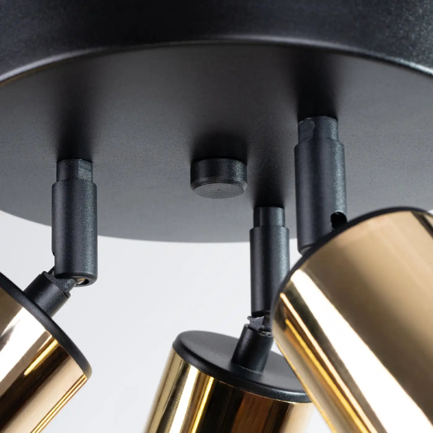 Luminaire Plafonnier Design - Winx 3P (Noir/Doré)