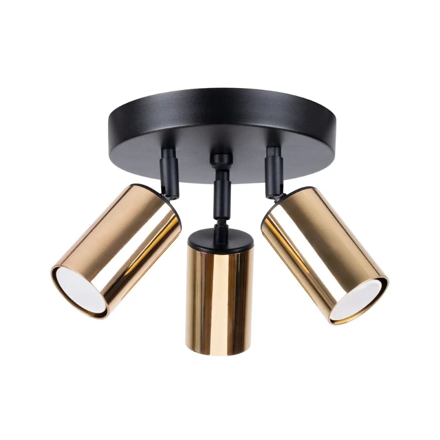 Luminaire Plafonnier Design - Winx 3P (Noir/Doré)