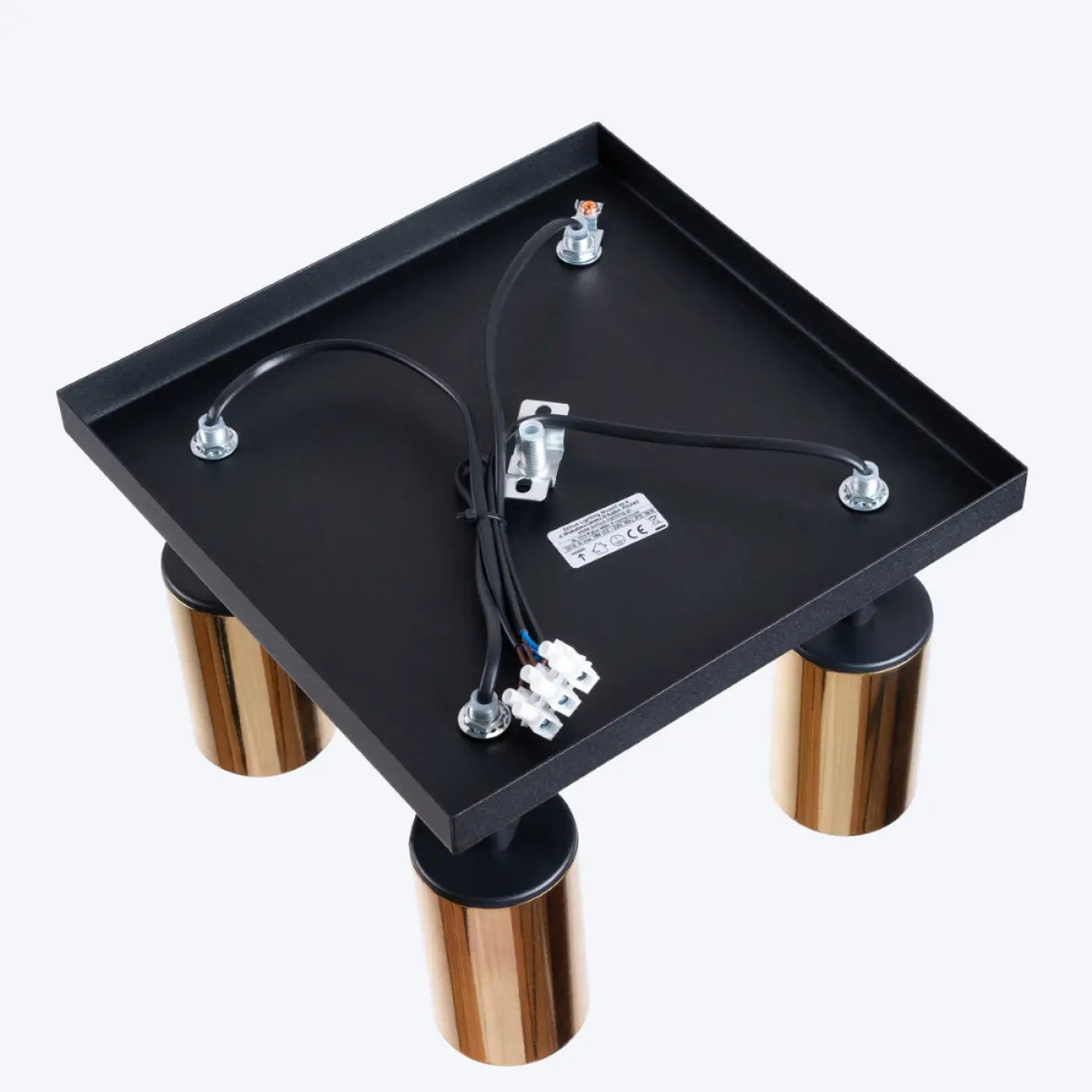 Luminaire Plafonnier Design - Winx 4 (Noir/Doré)