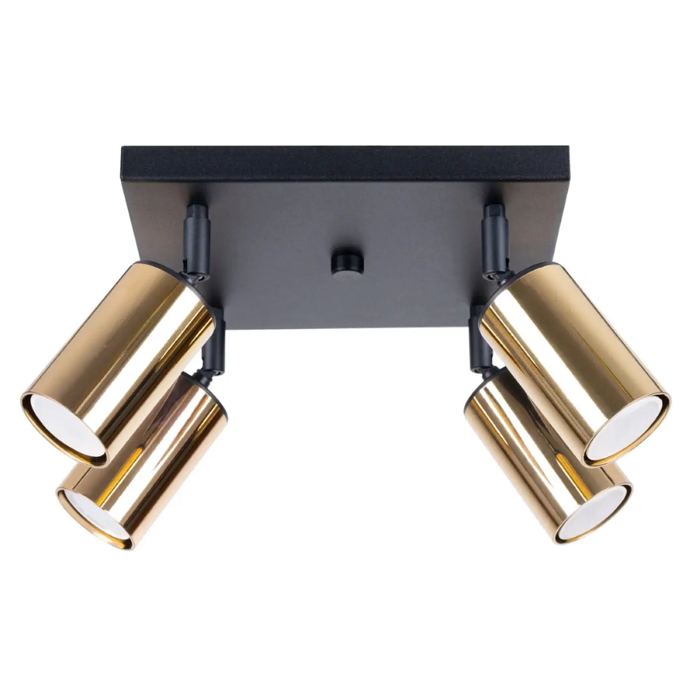 Luminaire Plafonnier Design - Winx 4 (Noir/Doré)