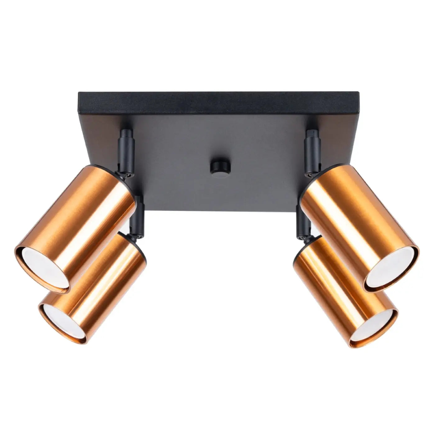 Luminaire Plafonnier Design - Winx 4 (Noir/Cooper)