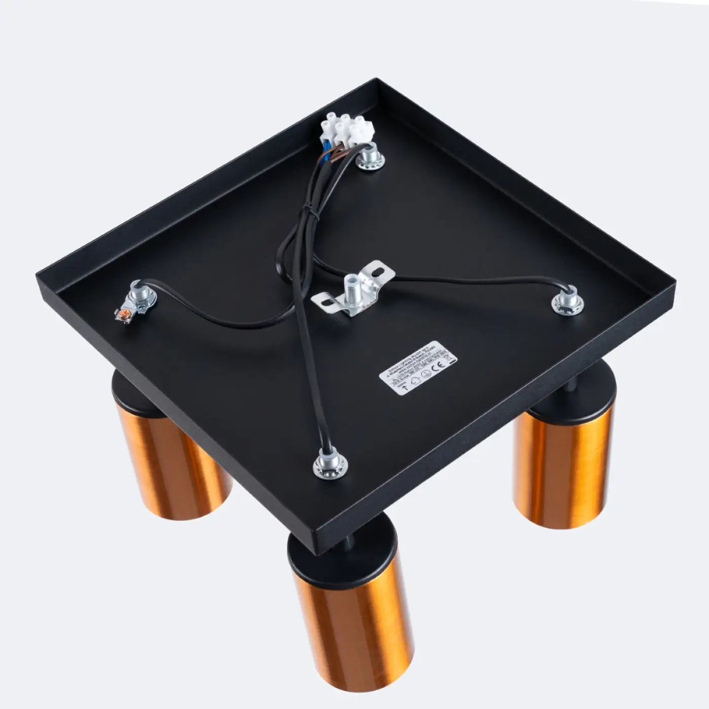 Luminaire Plafonnier Design - Winx 4 (Noir/Cooper)