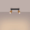 Luminaire Plafonnier Design - Winx 2 (Noir/Cooper)