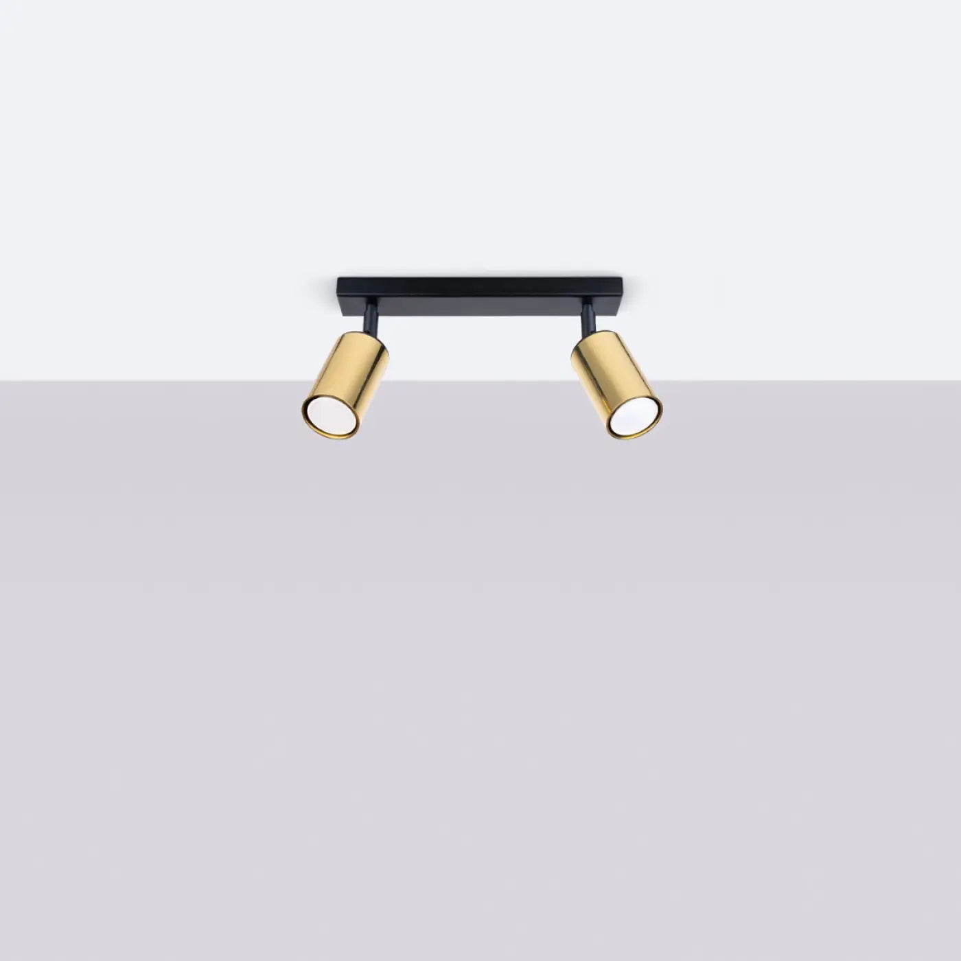 Luminaire Plafonnier Design - Winx 2 (Noir/Doré)