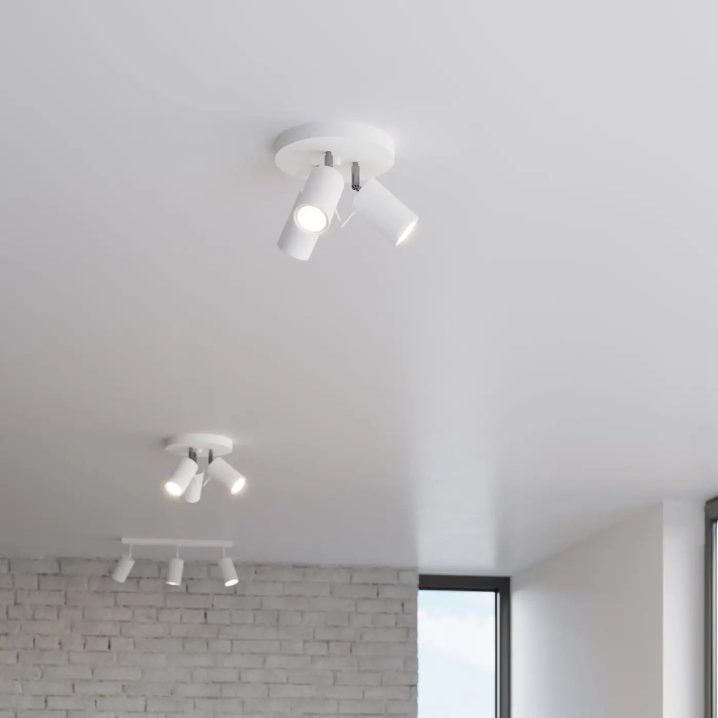 Luminaire Plafonnier Design - Ring 3P (Blanc)