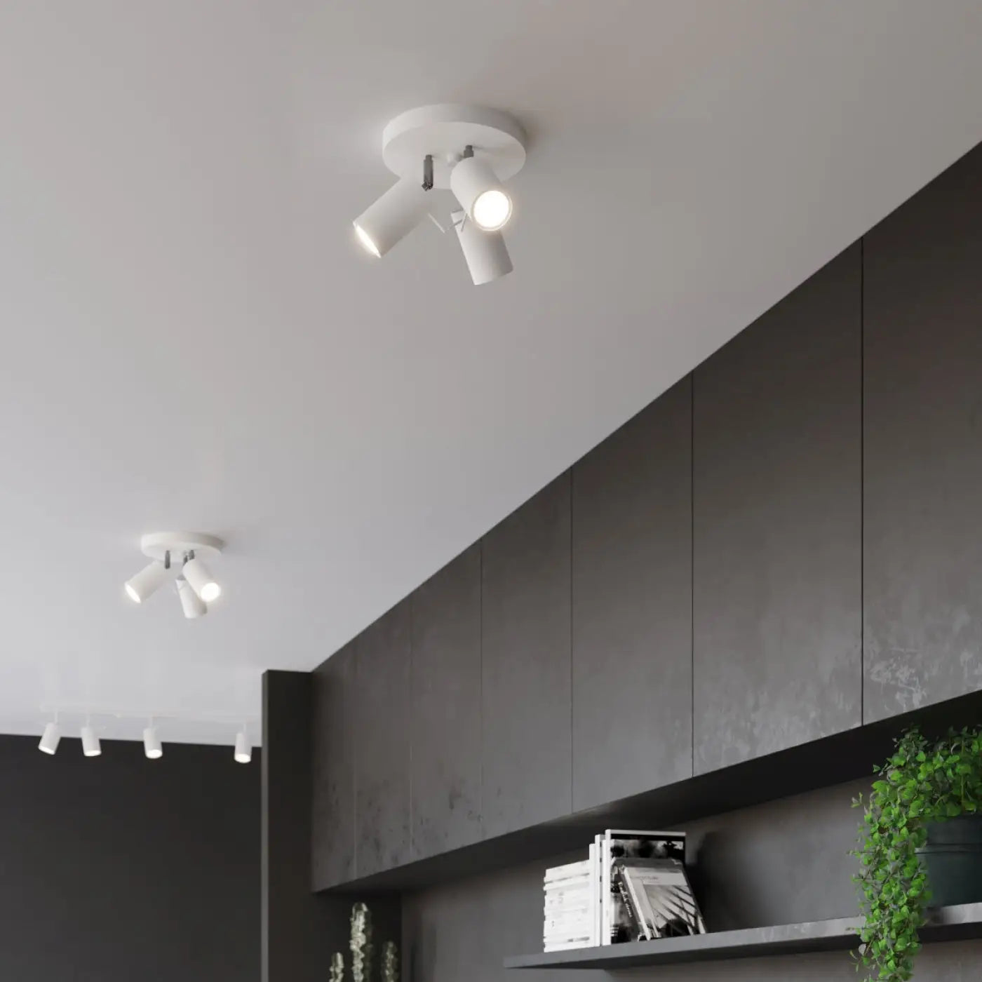 Luminaire Plafonnier Design - Ring 3P (Blanc)