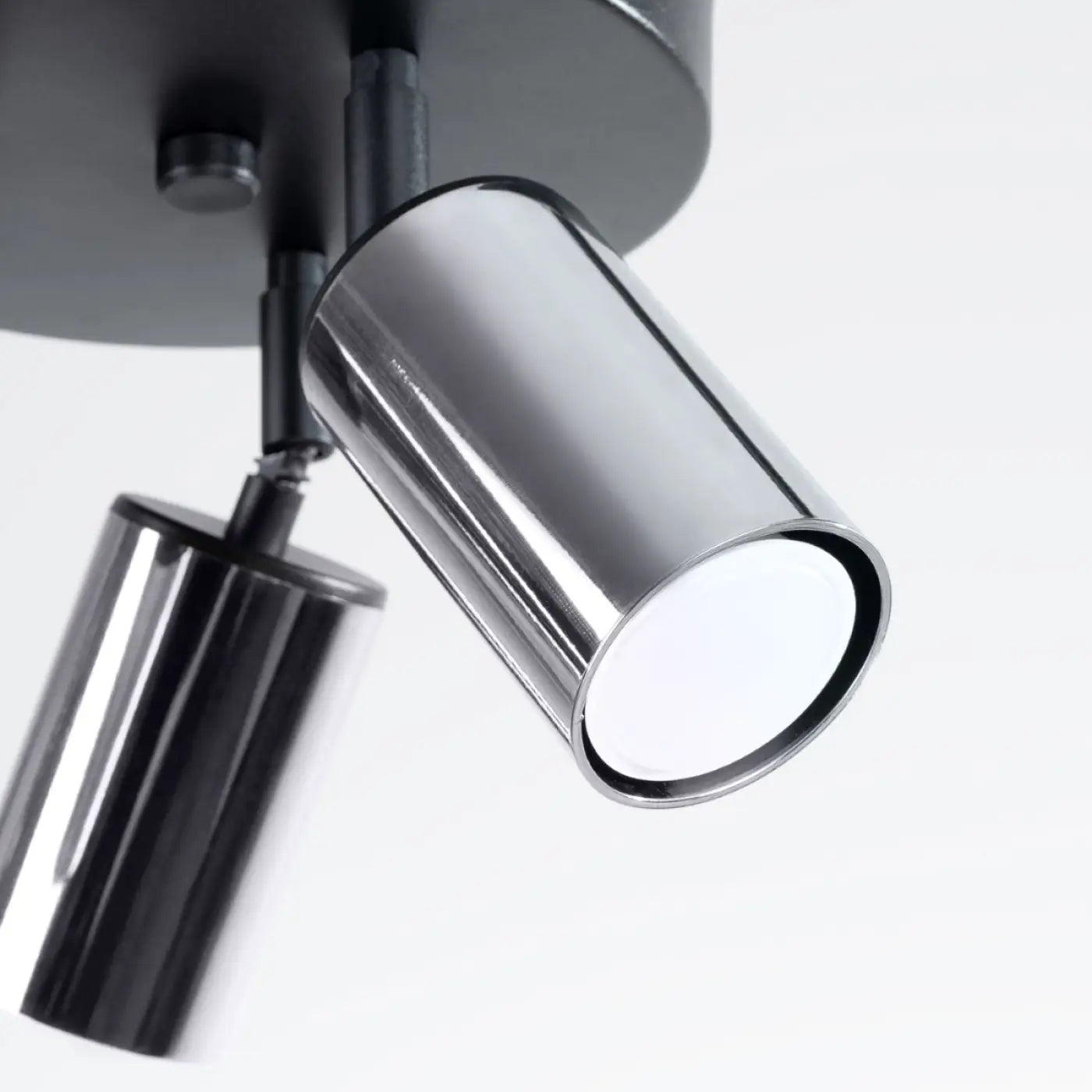 Luminaire Plafonnier Design - Winx 3P (Noir/Chrome)