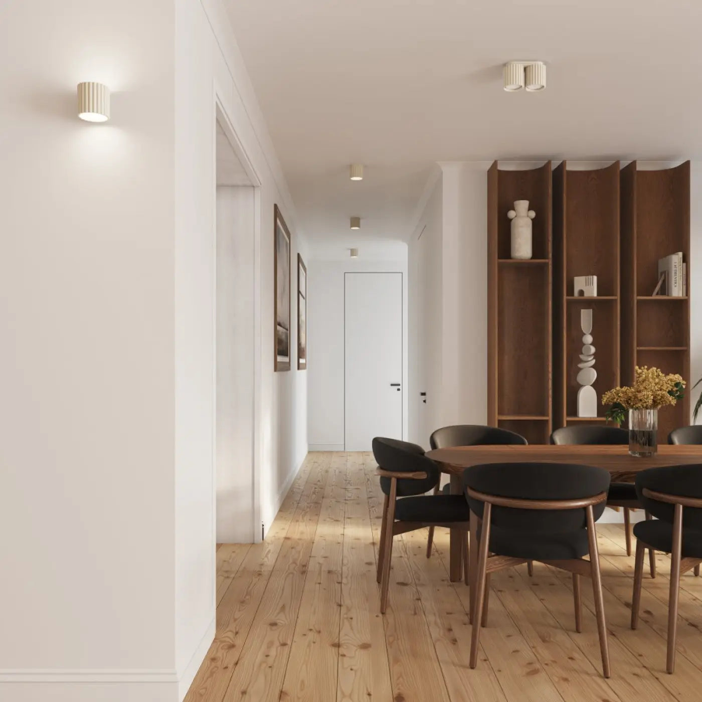 Luminaire Plafonnier Design - Aura 2 (Beige)