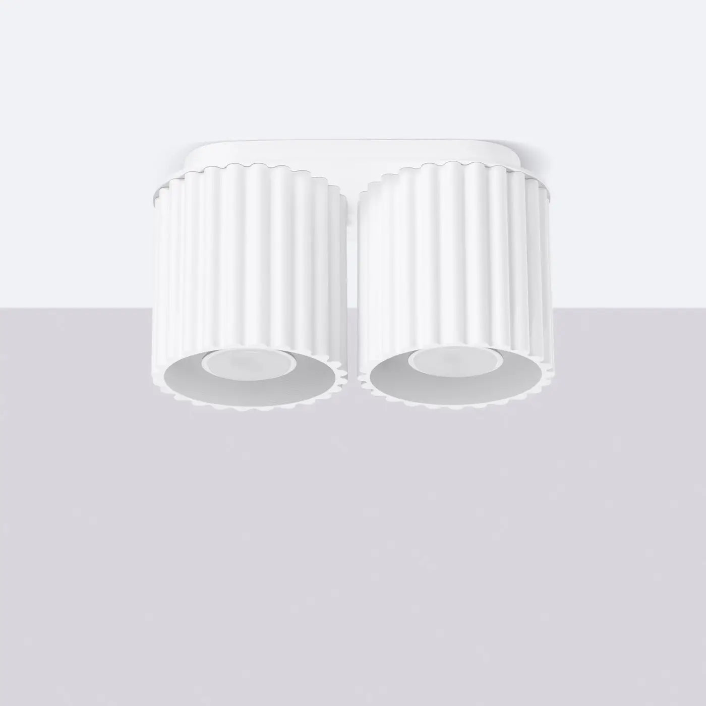 Luminaire Plafonnier Design - Aura 2 (Blanc)