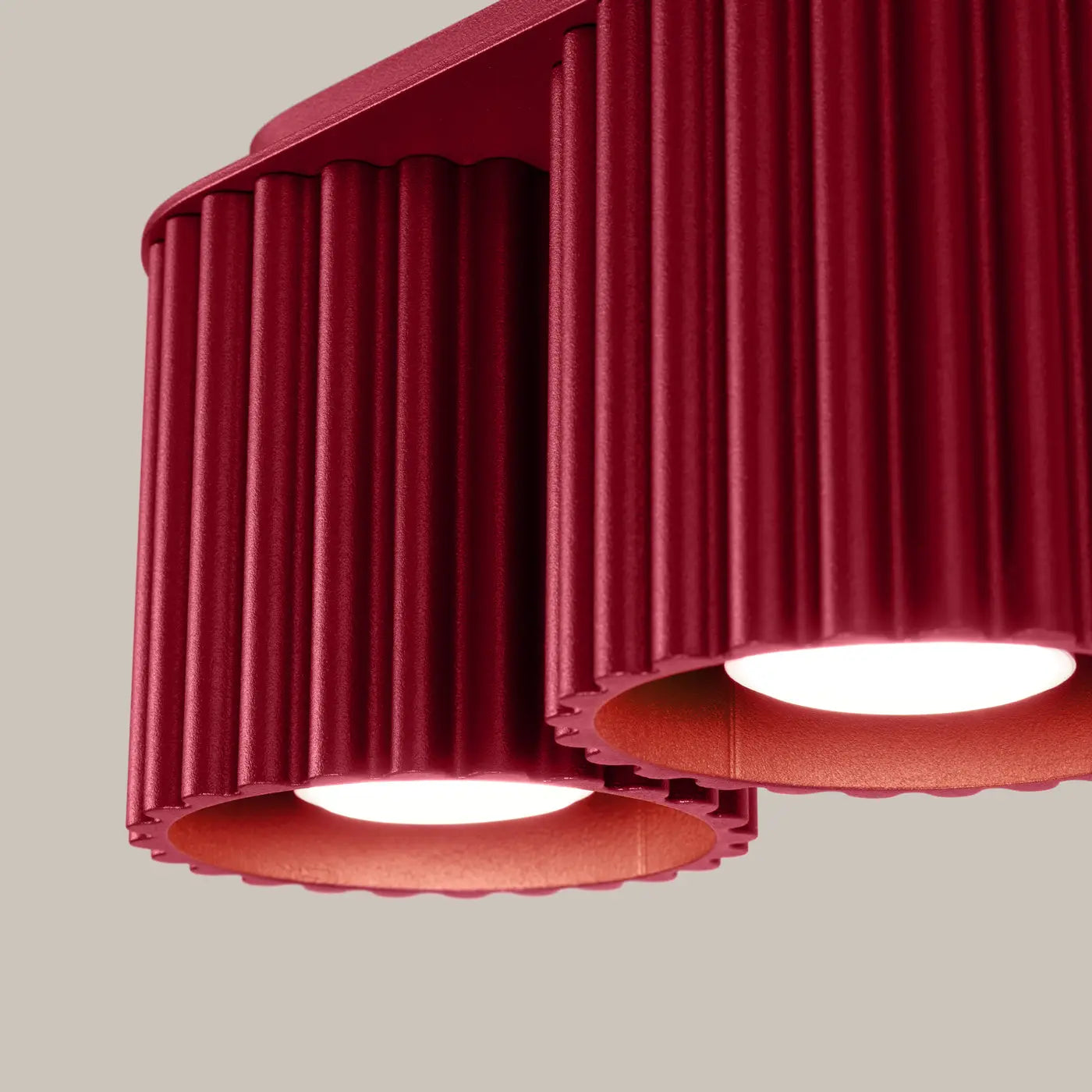 Luminaire Plafonnier Design - Aura 2 (Bordeaux)