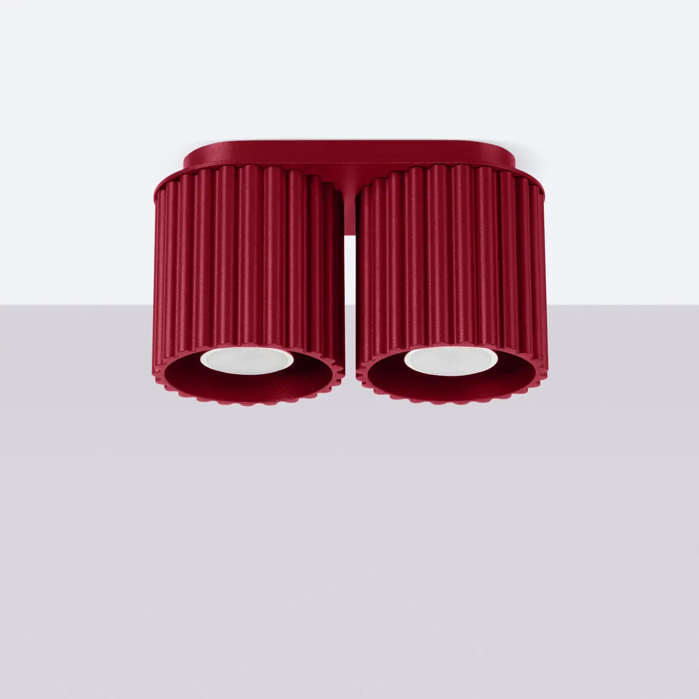 Luminaire Plafonnier Design - Aura 2 (Bordeaux)