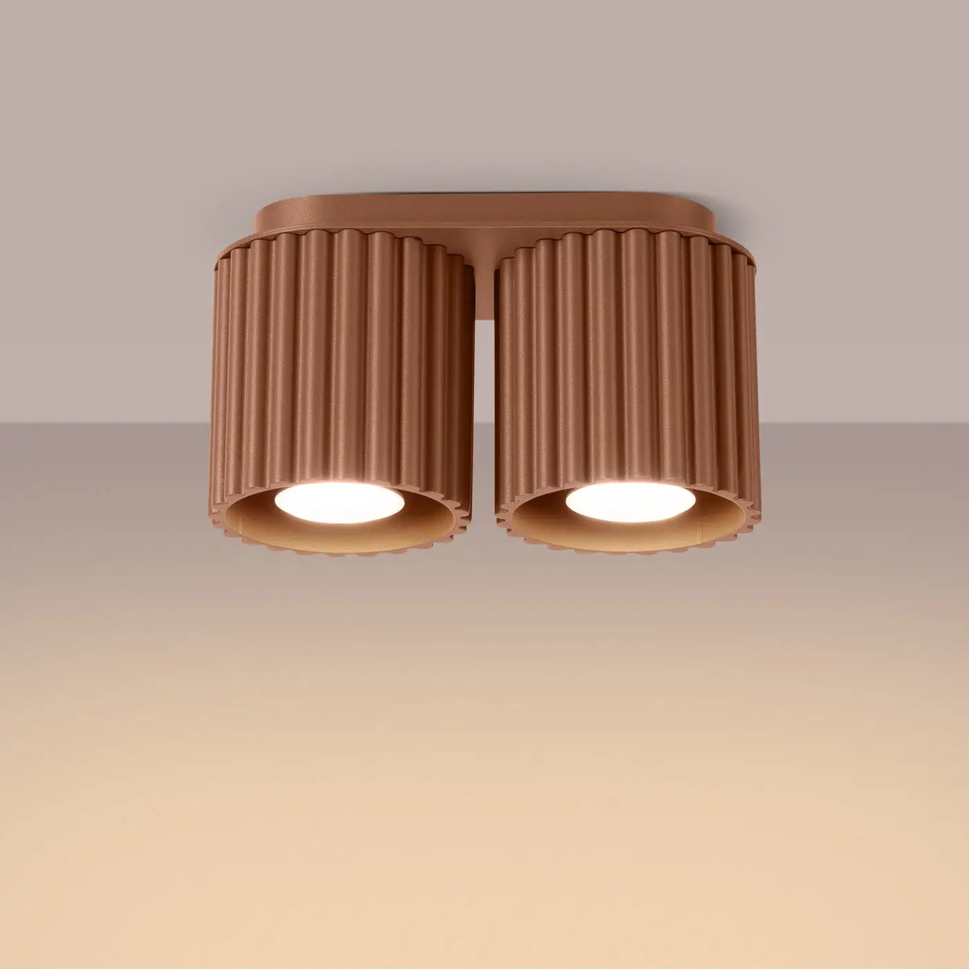 Luminaire Plafonnier Moderne - Aura 2 (Moka)