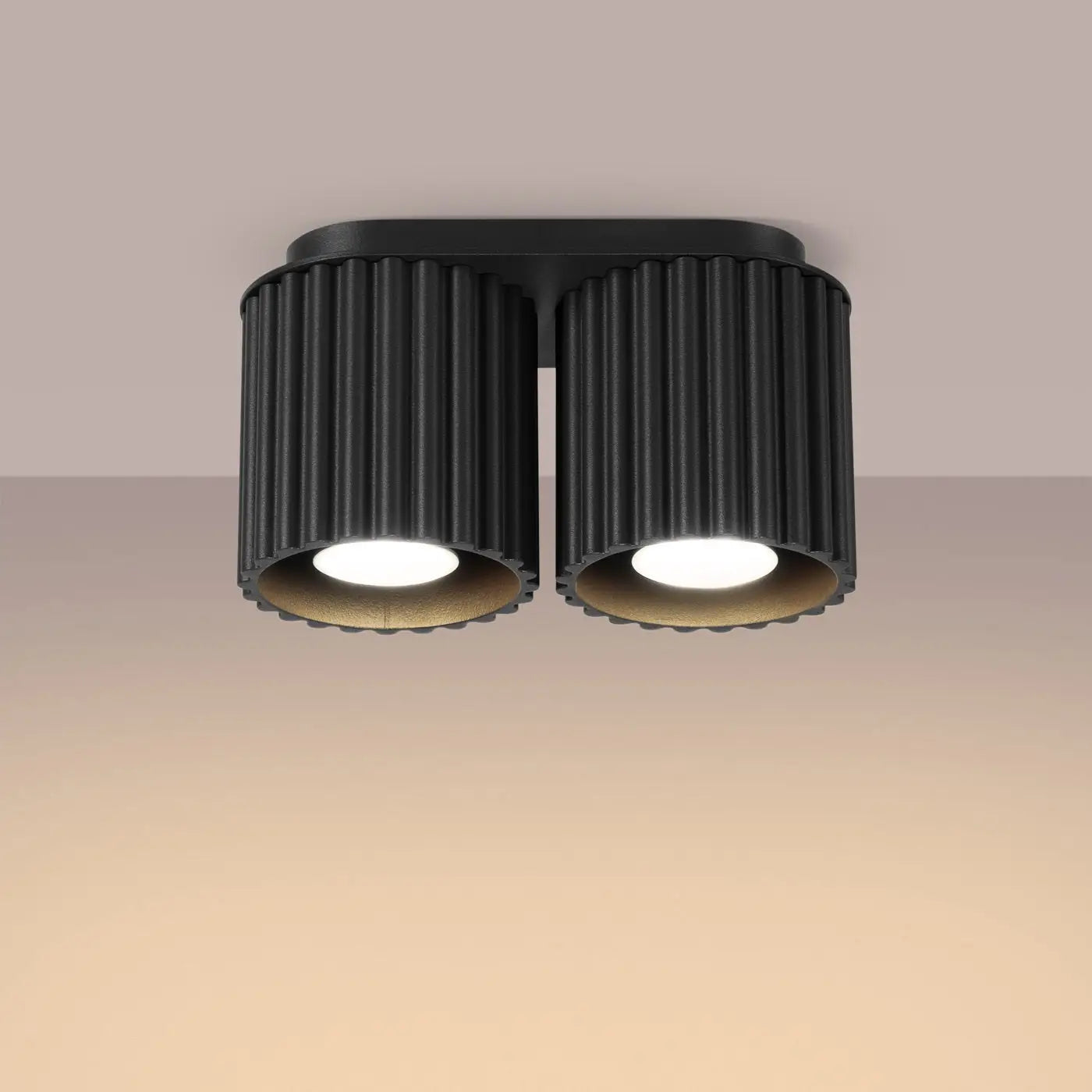 Luminaire Plafonnier Design - Aura 2 (Noir)
