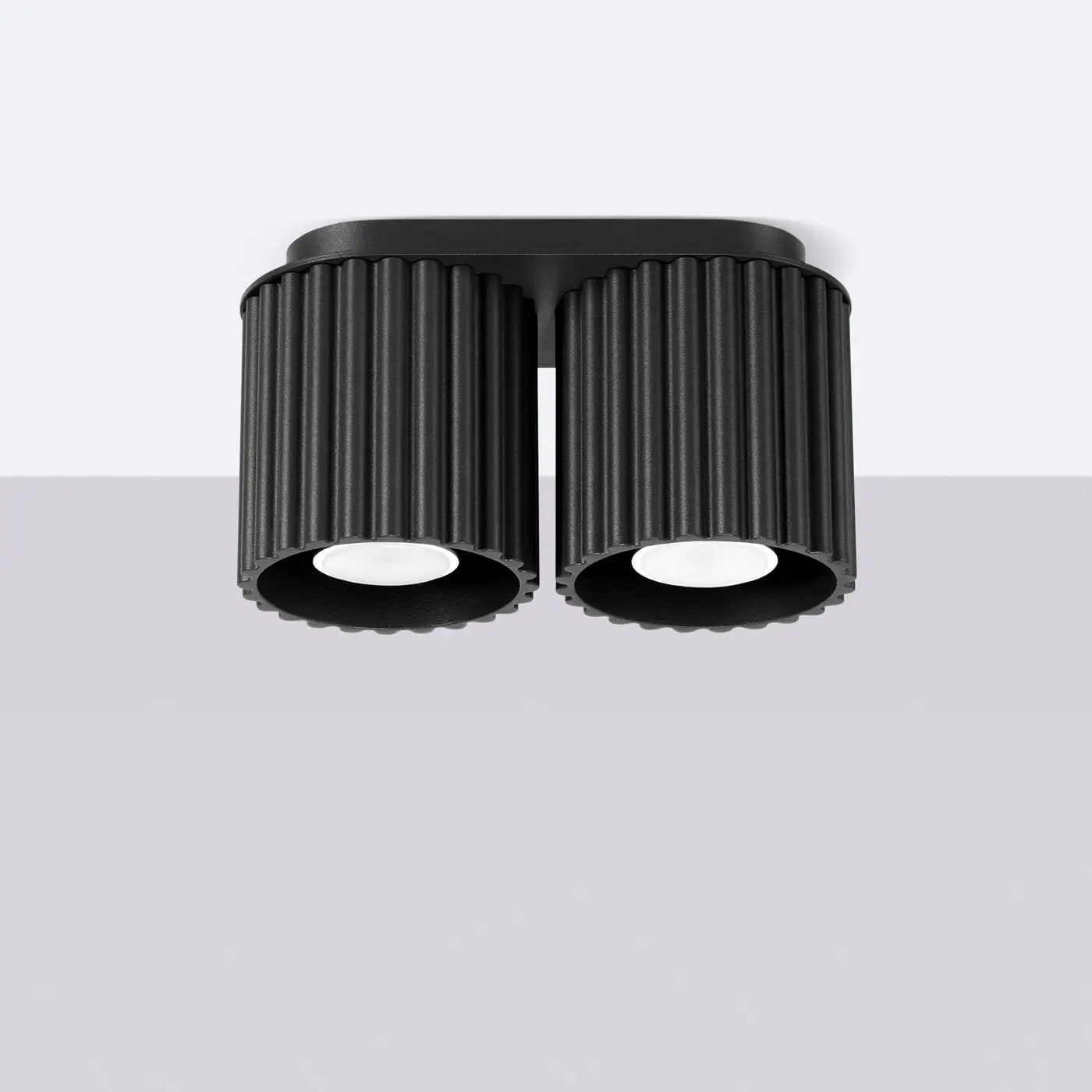 Luminaire Plafonnier Design - Aura 2 (Noir)