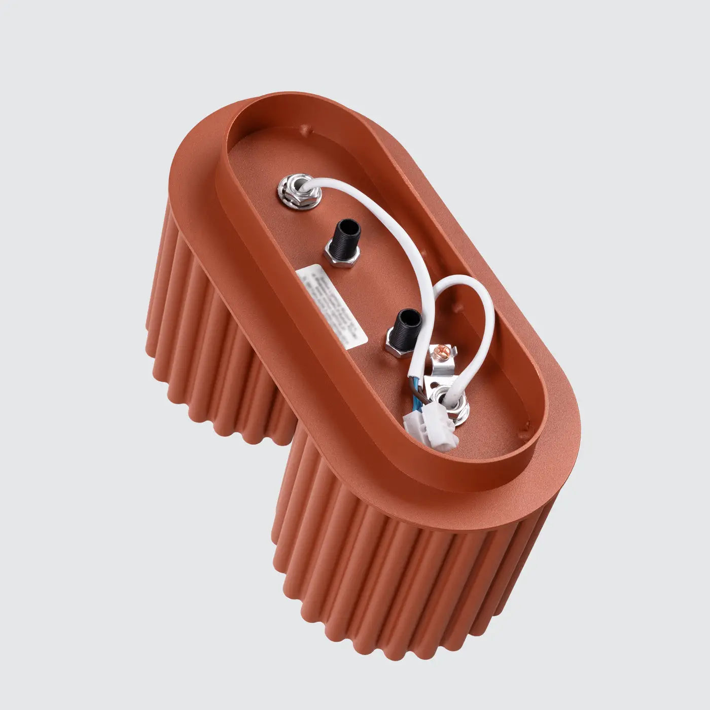 Luminaire Plafonnier Moderne - Aura 2 (Rouge Ochra)