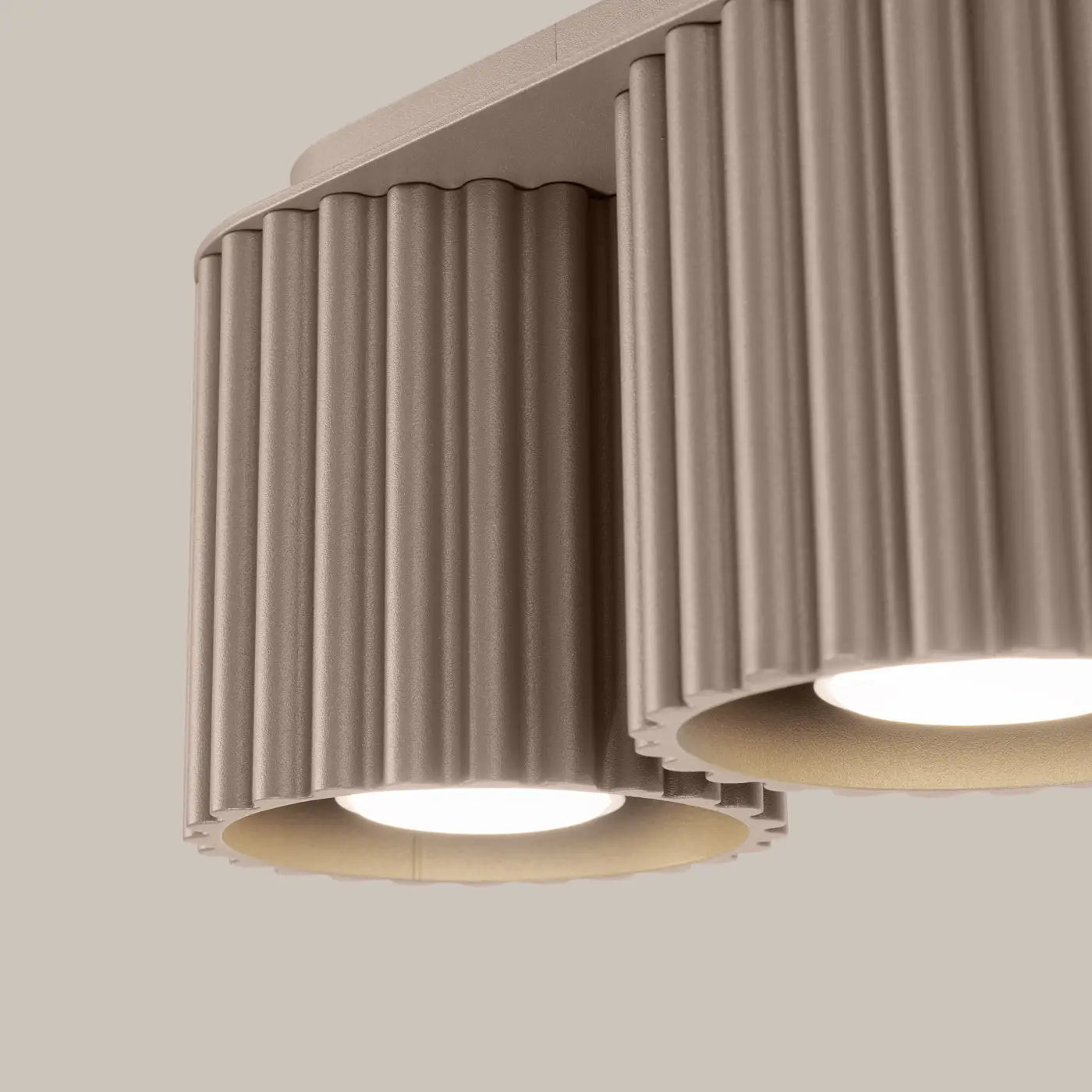 Luminaire Plafonnier Design - Aura 2 (Taupe)