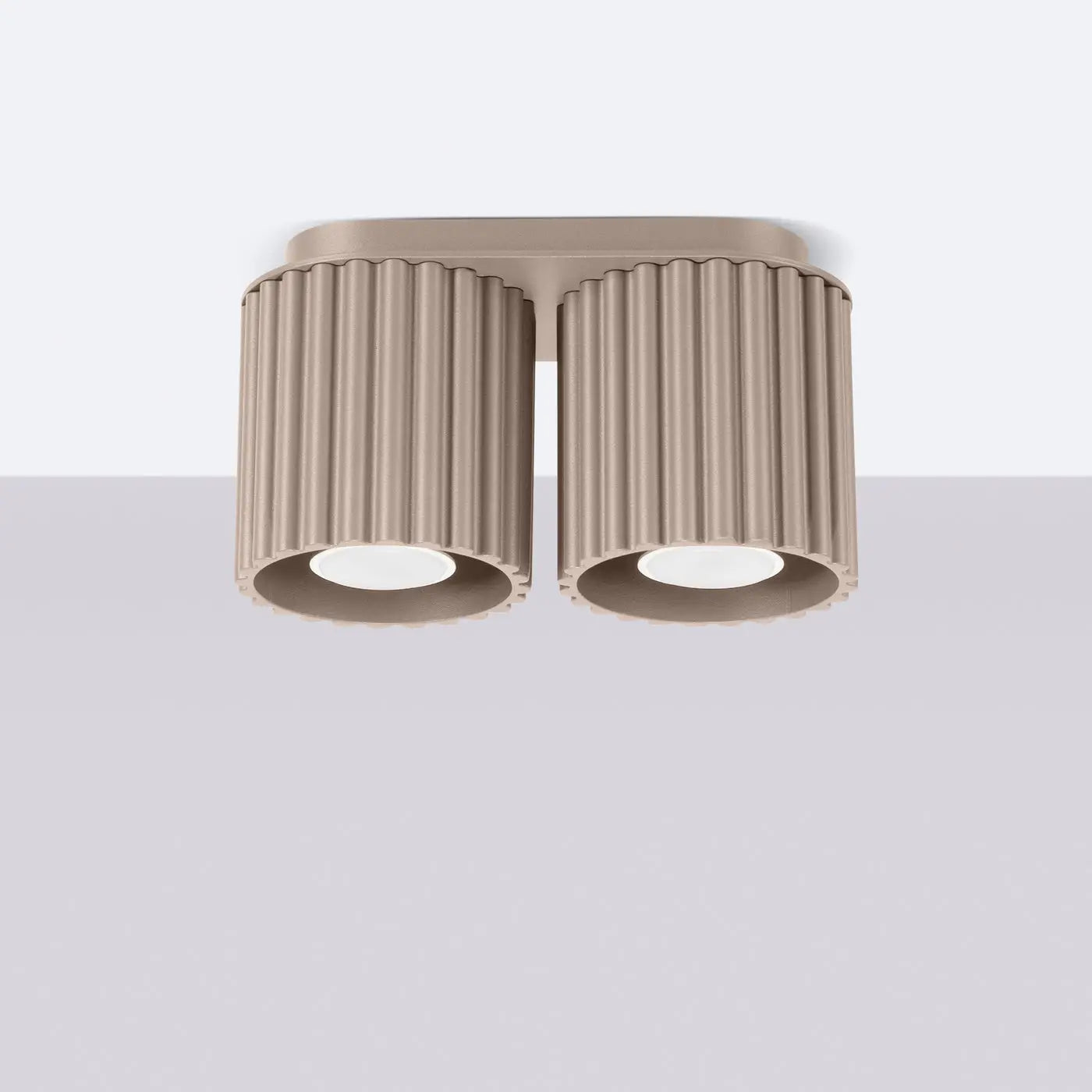 Luminaire Plafonnier Design - Aura 2 (Taupe)