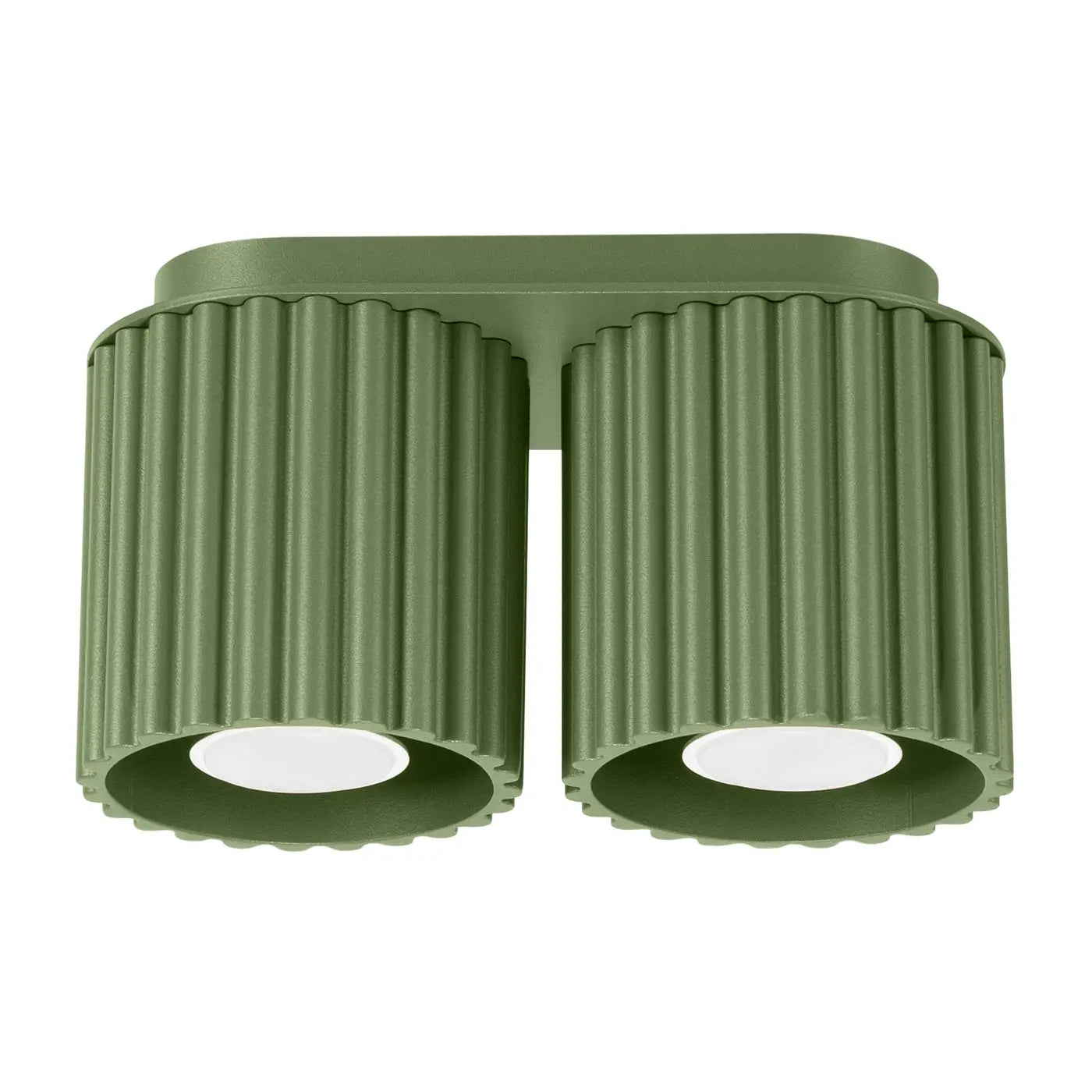 Luminaire Plafonnier Moderne - Aura 2 (Vert Olive)