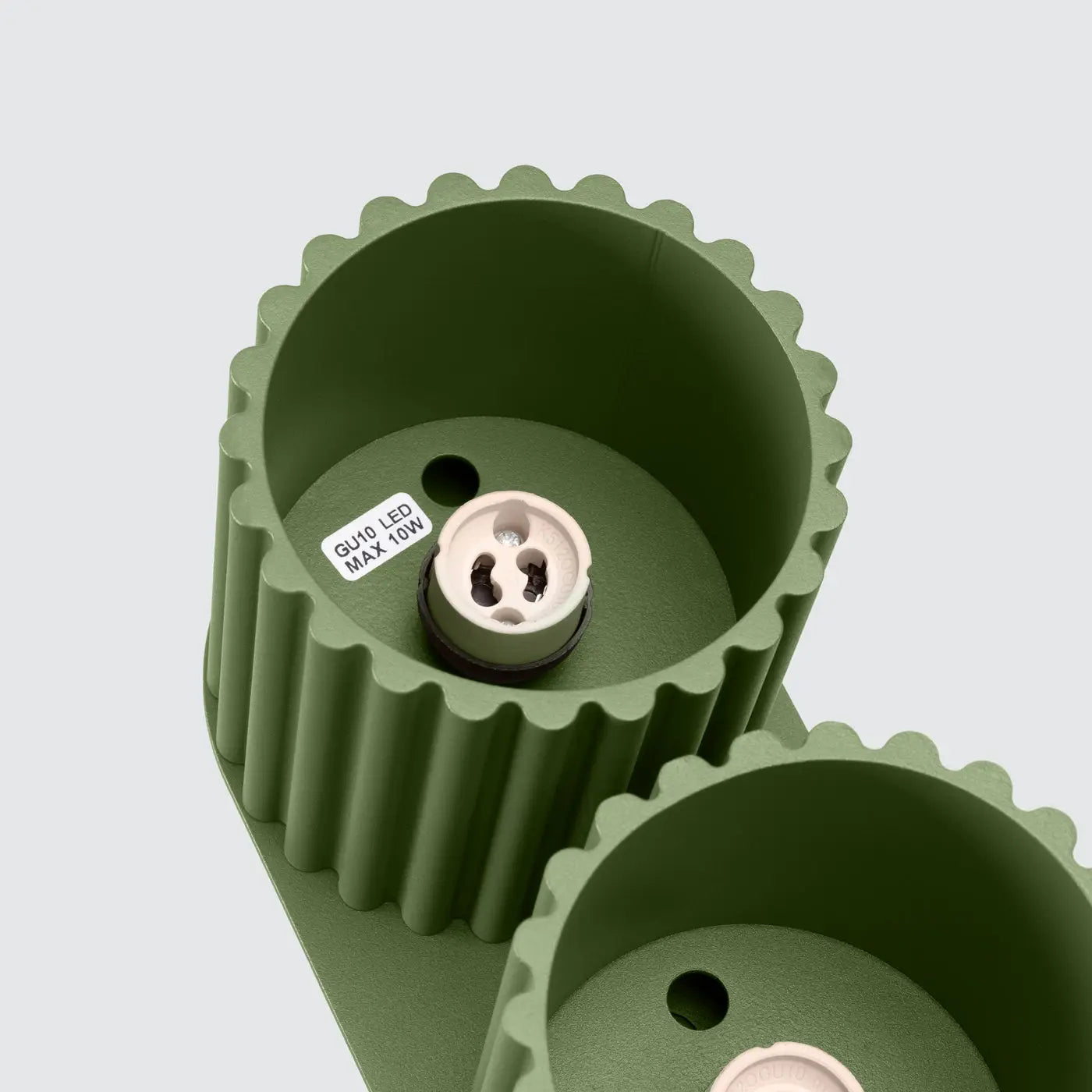 Luminaire Plafonnier Moderne - Aura 2 (Vert Olive)