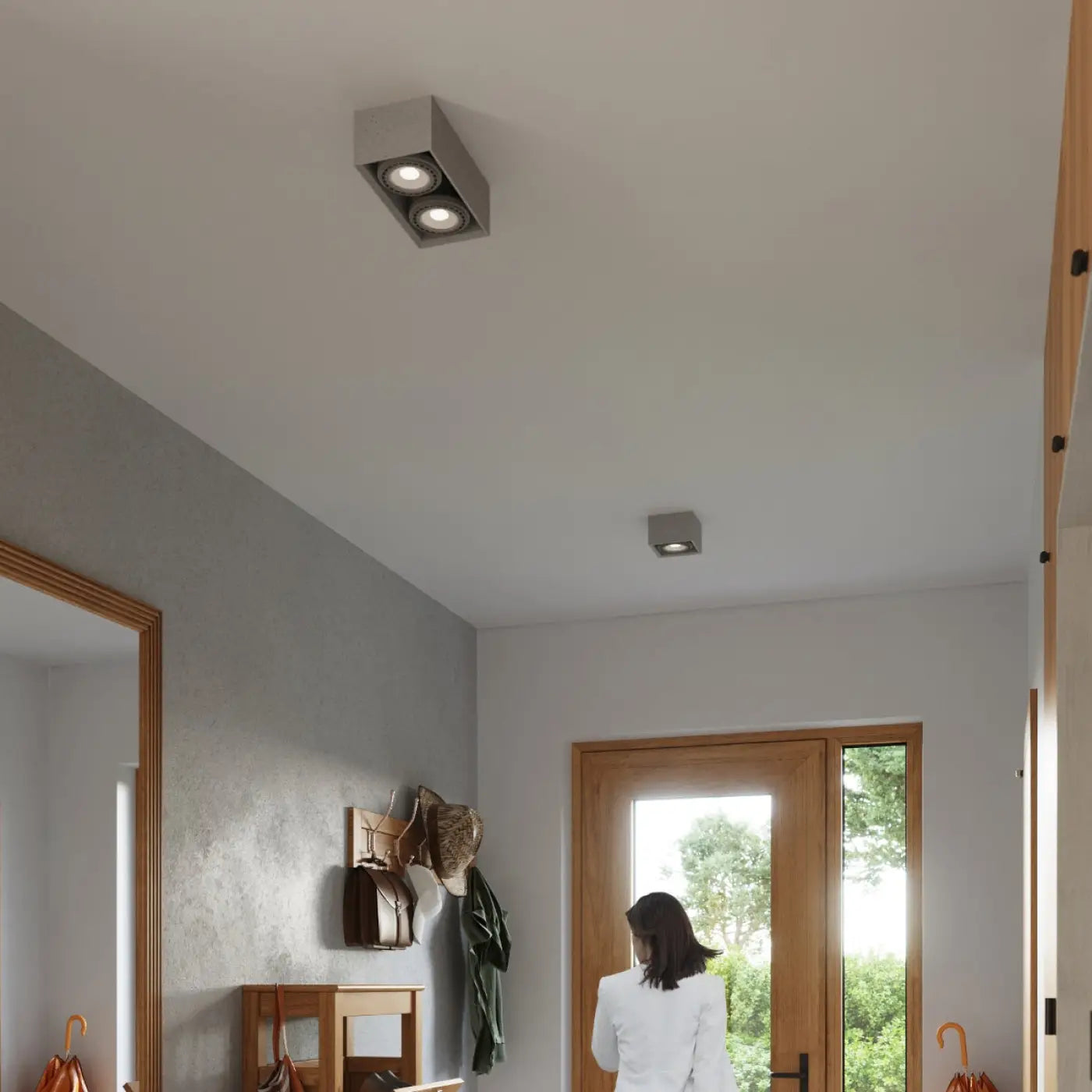 Luminaire Plafonnier - Quatro 2 (Béton)