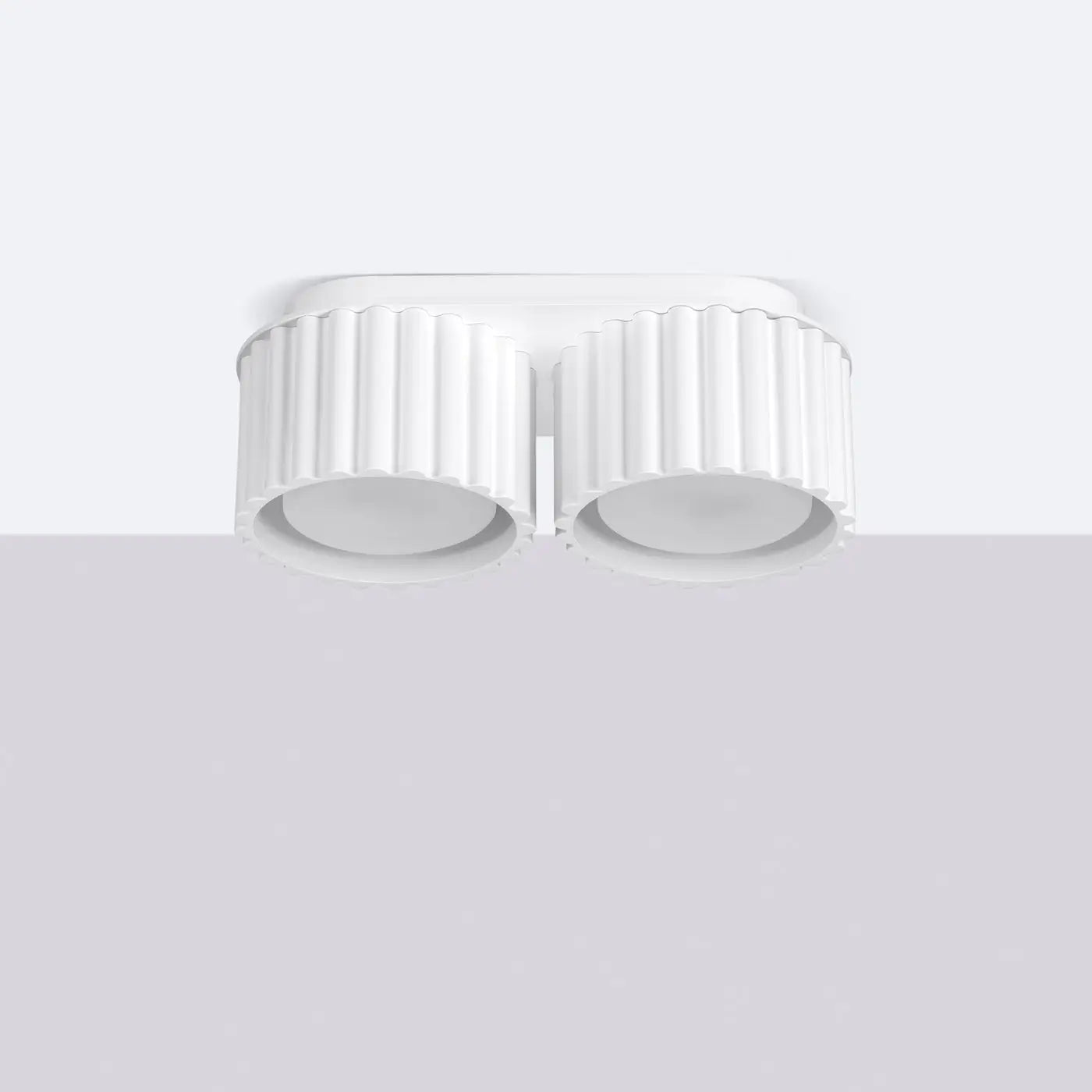 Luminaire Plafonnier Design - Aura 2 (Blanc)