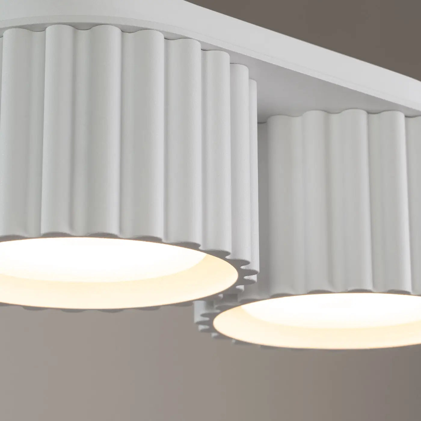 Luminaire Plafonnier Design - Aura 2 (Blanc)