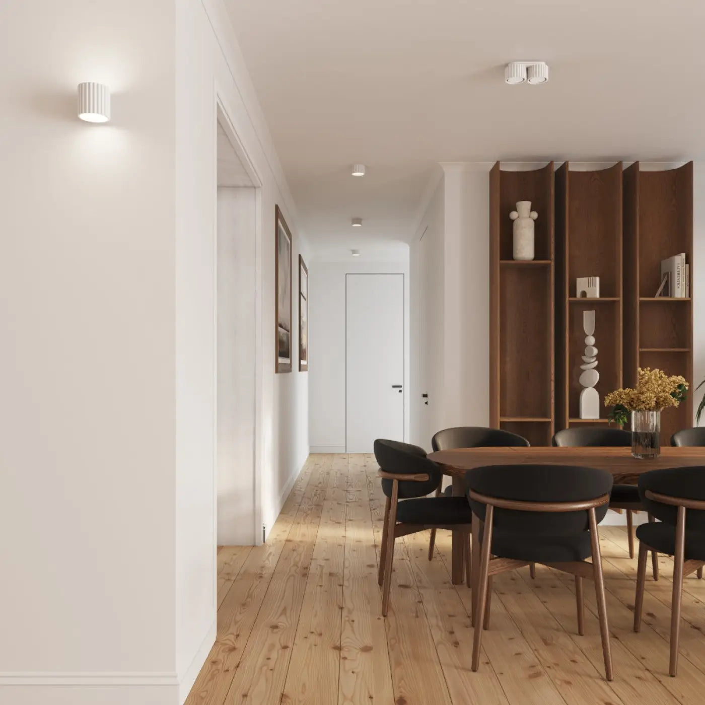Luminaire Plafonnier Design - Aura 2 (Blanc)