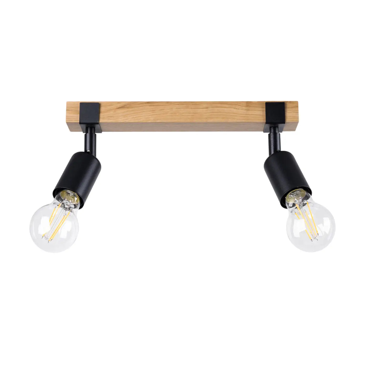 Luminaire Plafonnier en Bois - Zuca 2 (Noir)